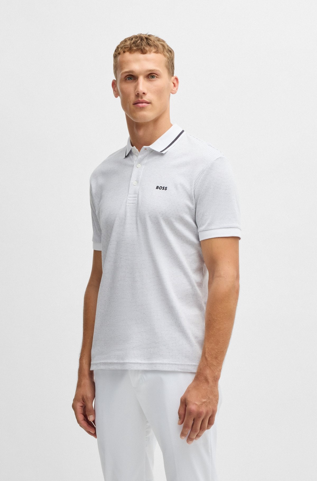 PADDY POLO SHIRT IN COTTON JACQUARD - 2