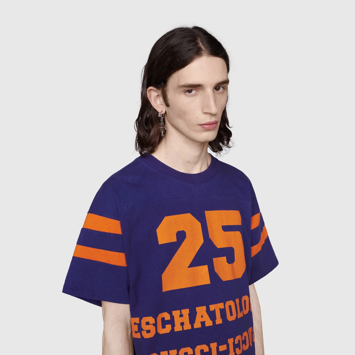 T-shirt with '25 Gucci Eschatology and Blind for Love 1921' print - 7