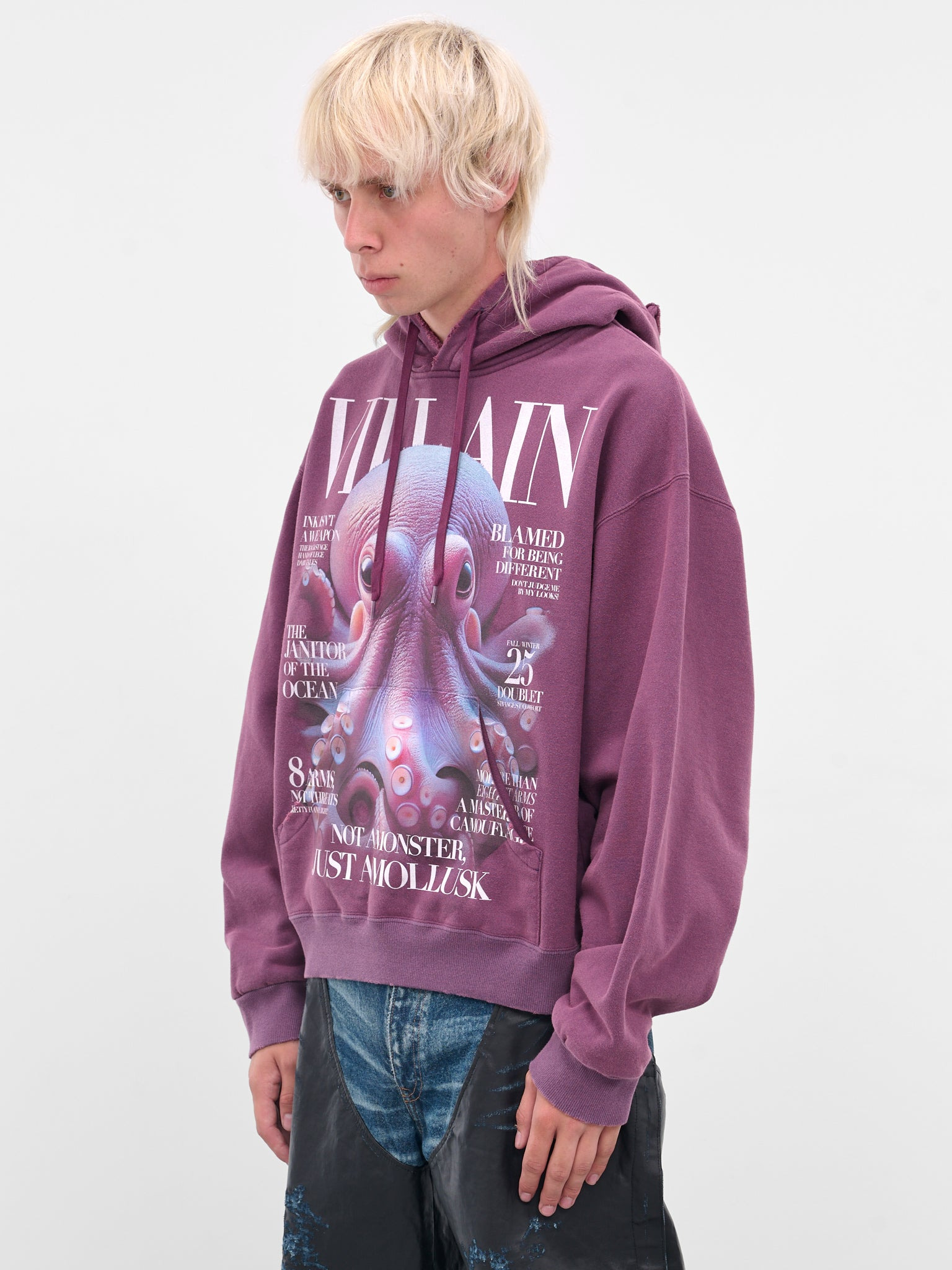 Purple Octopus Villain Hoodie - 2