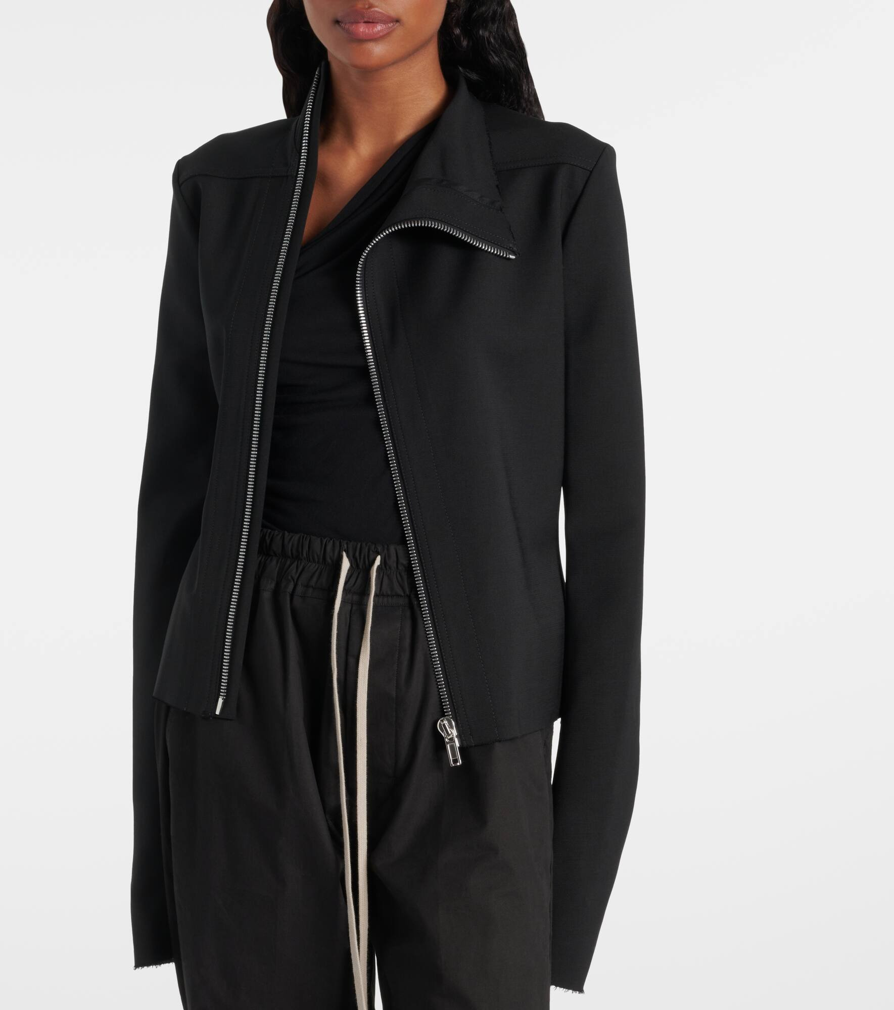 Gary cropped wool-blend jacket - 5