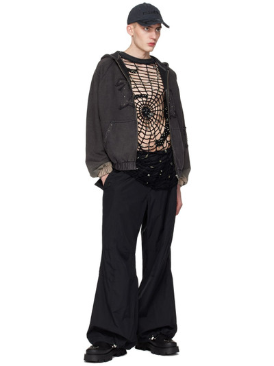 MISBHV Black Relaxed Trousers outlook