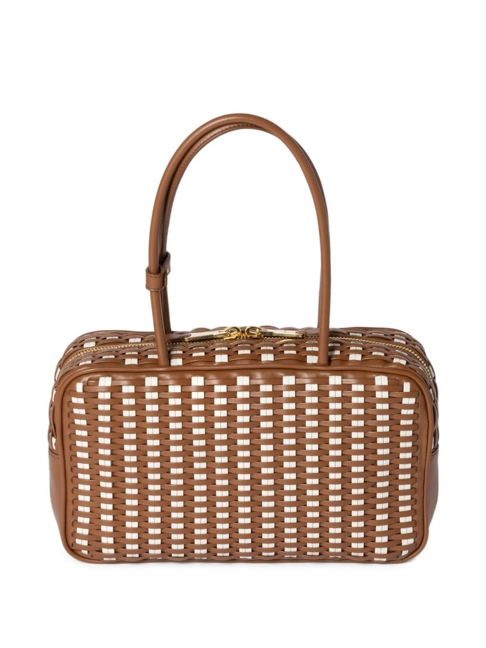 Bea woven-effect tote bag - 2