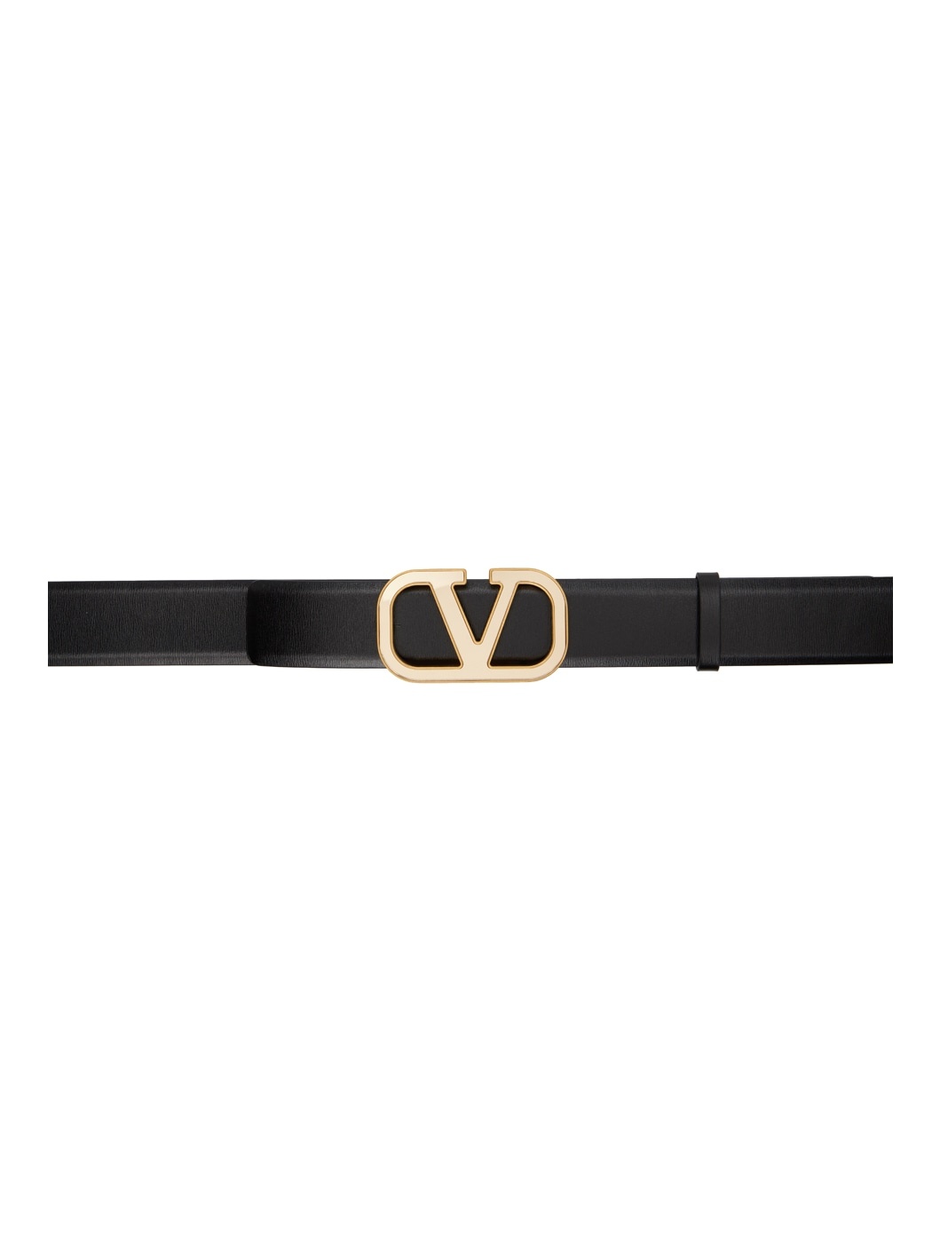 Black VLogo Buckle Belt - 1