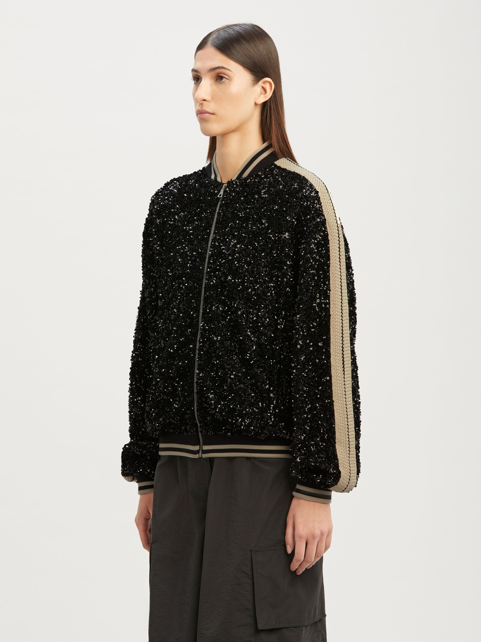 Soiree Sequins Bomber - 5