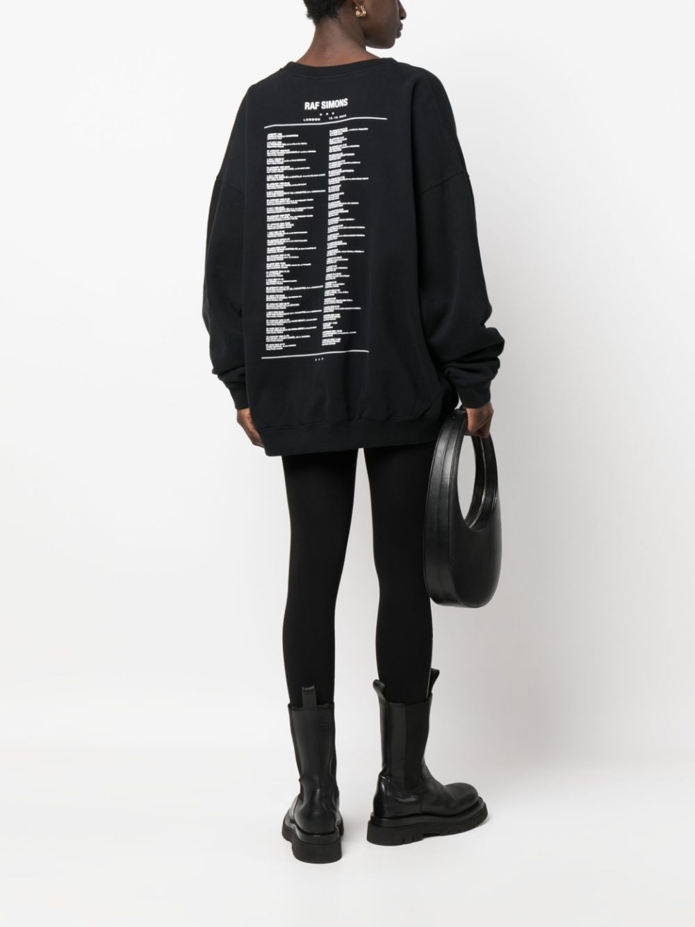 tour-print fleece cardigan - 2