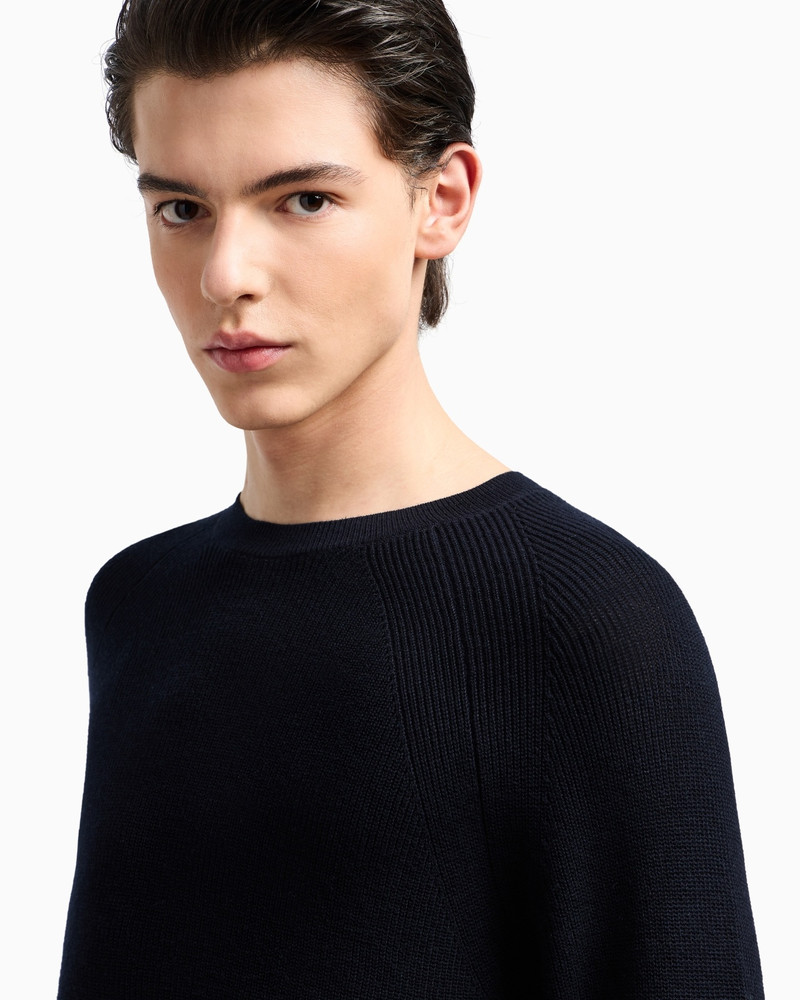 JUMPER IN A HALF FISHERMAN’S RIB KNIT 5