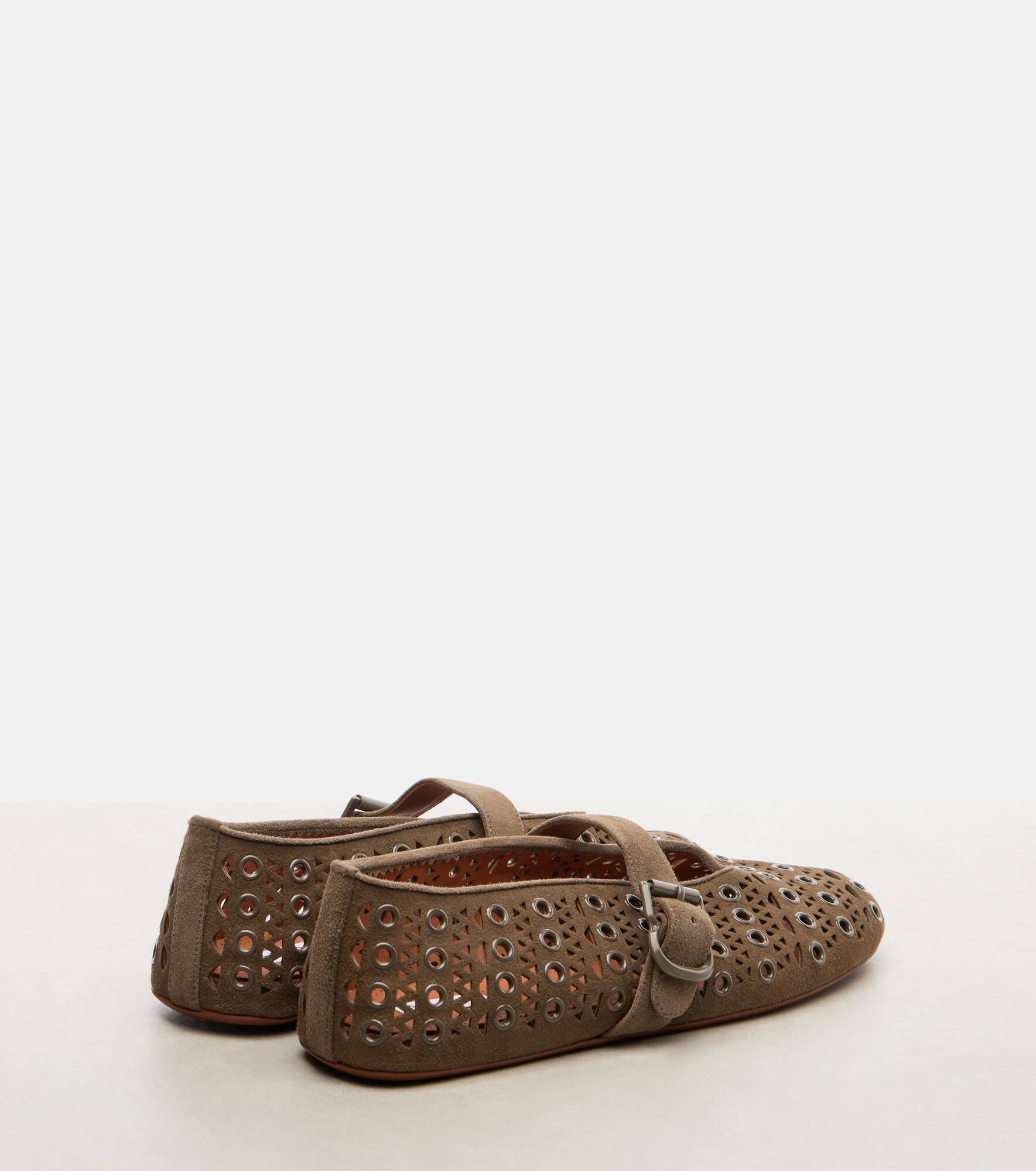 La Ballerine suede Mary Jane flats - 2