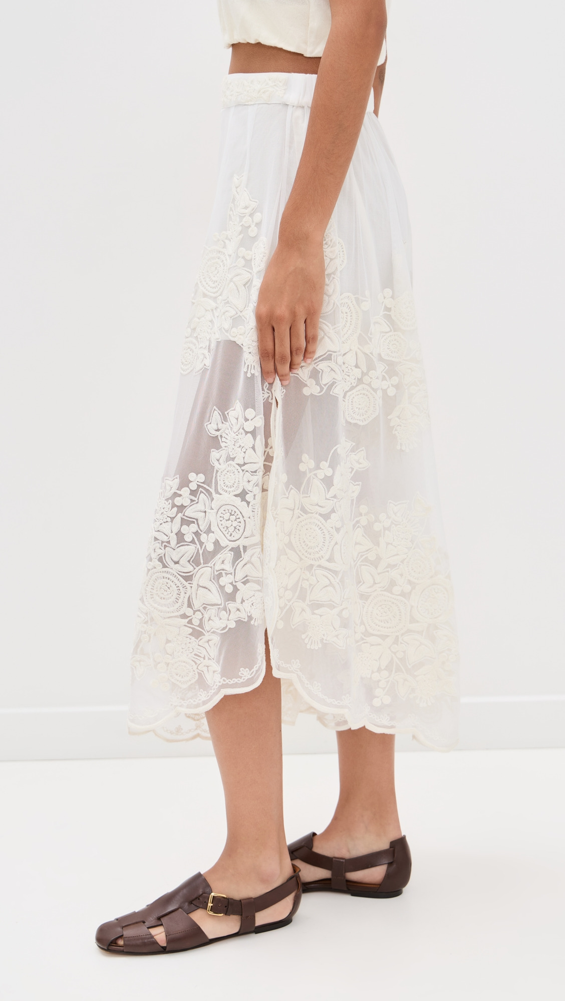 Arielle Lace Flared Pants - 4
