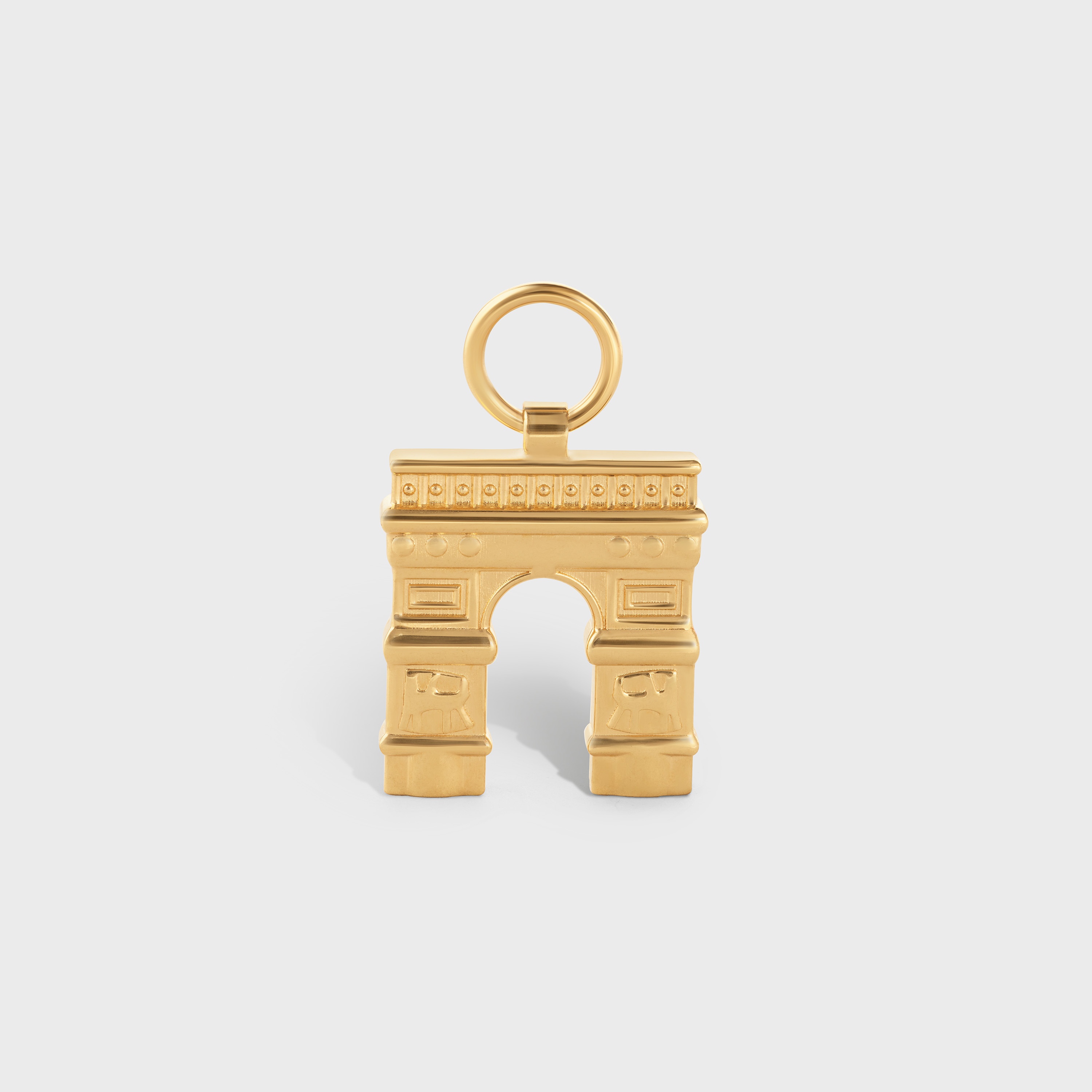 ARC DE TRIOMPHE ZIP PULLER IN BRASS - 1