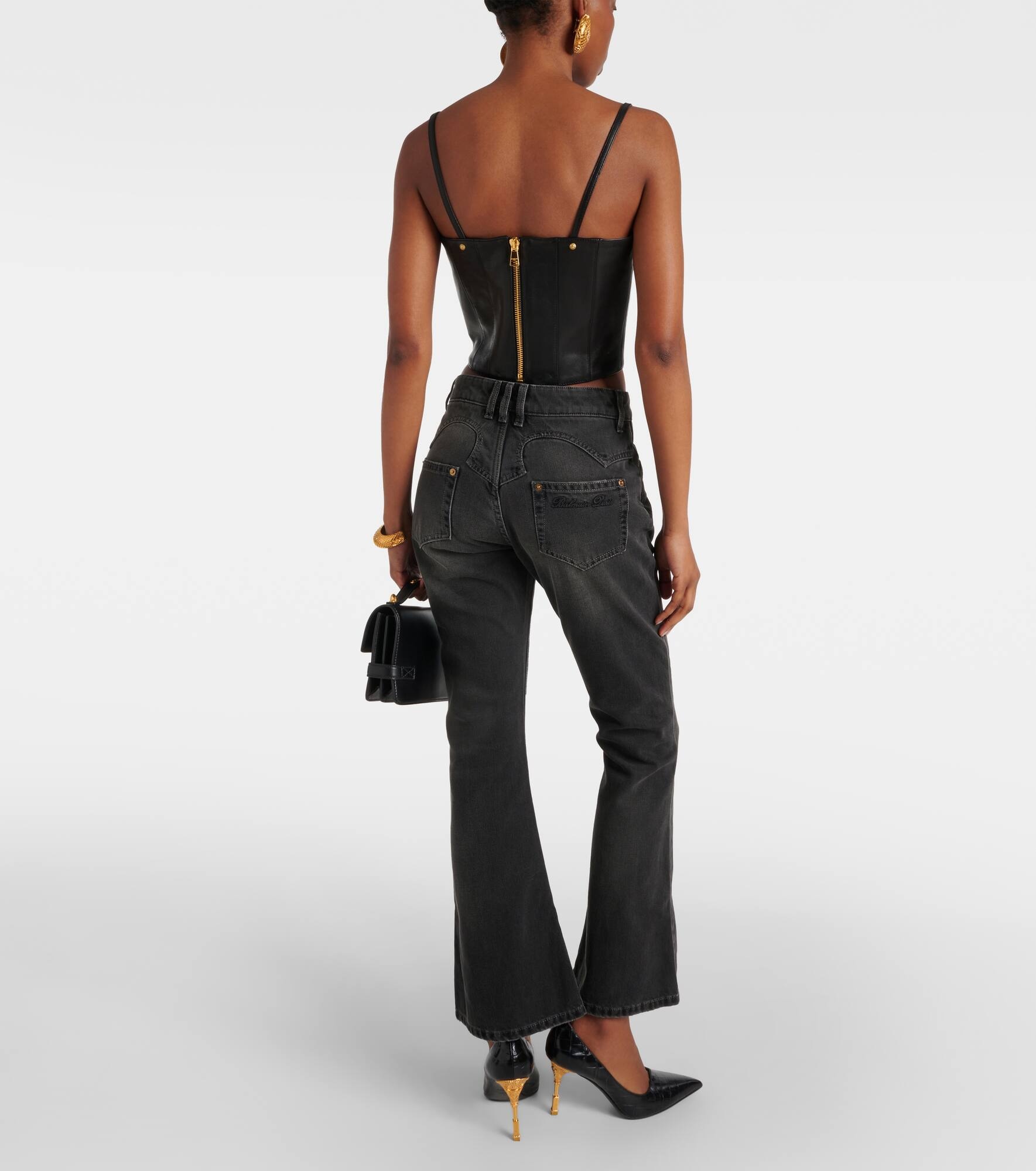 Western low-rise bootcut jeans - 3