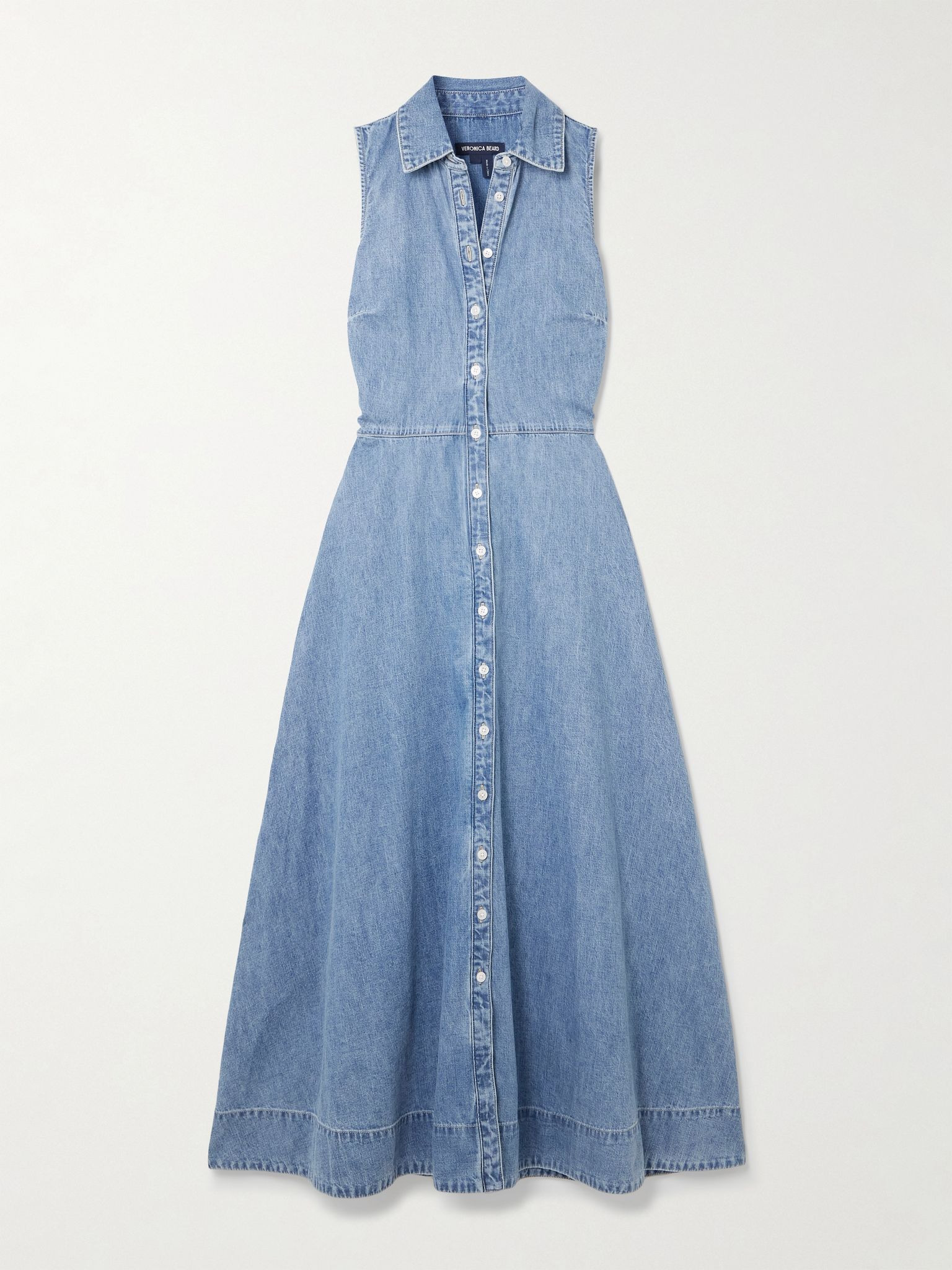 Fuller denim midi shirt dress Blue - 1