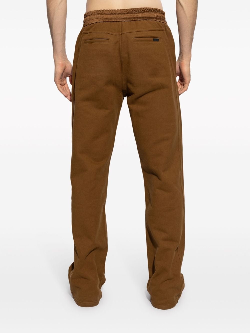 drawstring cotton trousers - 4