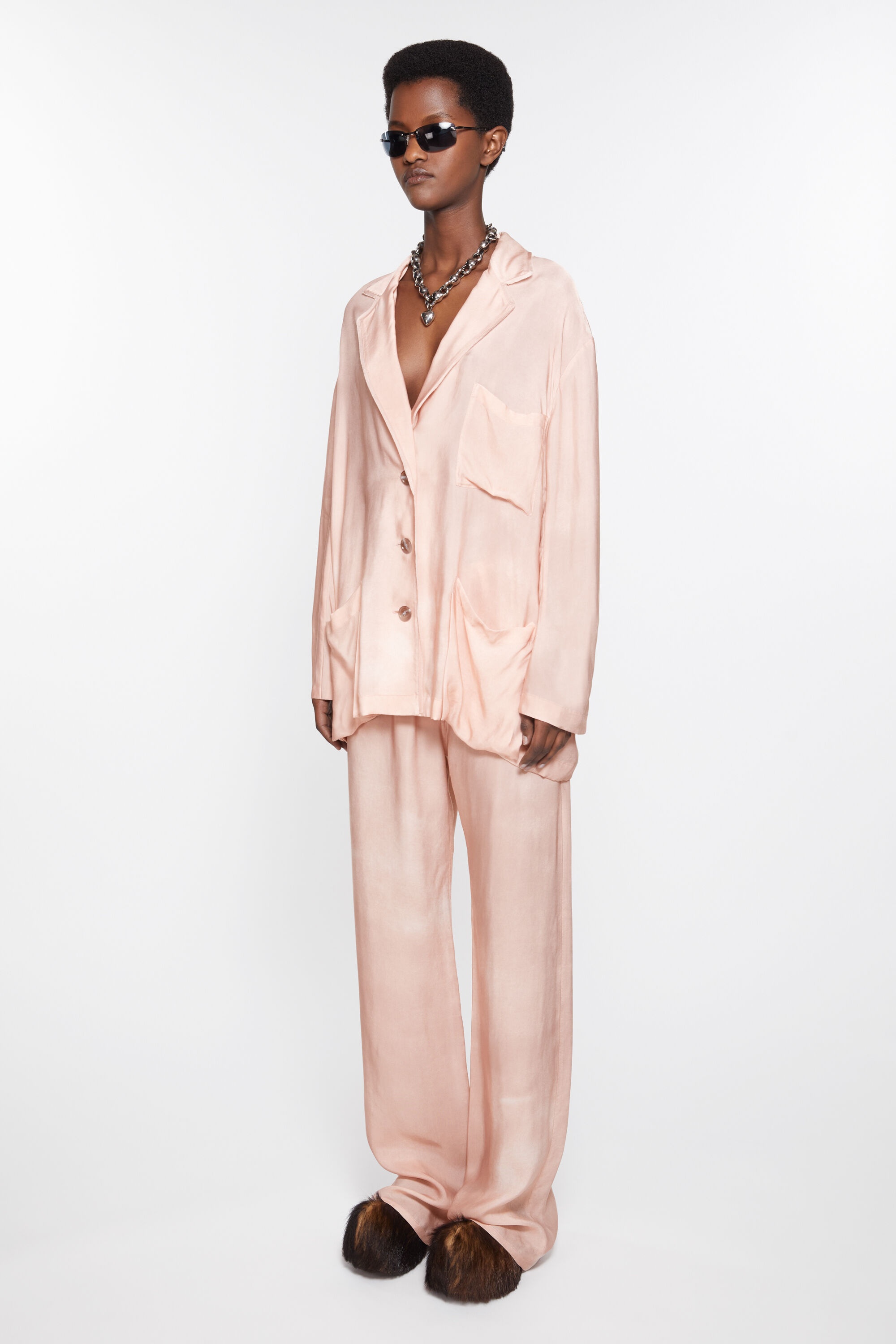 Suit jacket - Relaxed fit - Pale Pink - 3