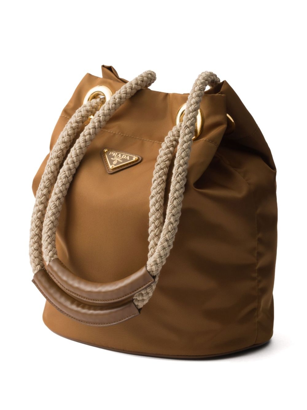 triangle-logo bucket bag - 3