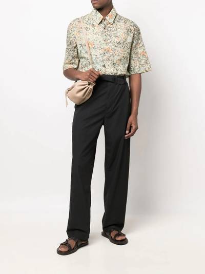 Lemaire three-pocket belted straight-leg trousers outlook