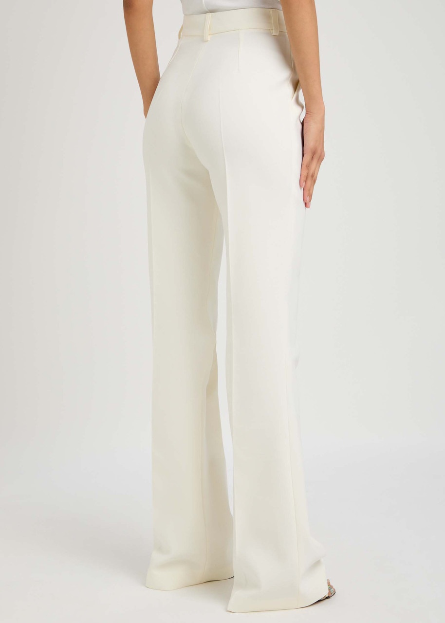 David Koma Flared Straight-leg Stretch-wool Trousers - 3