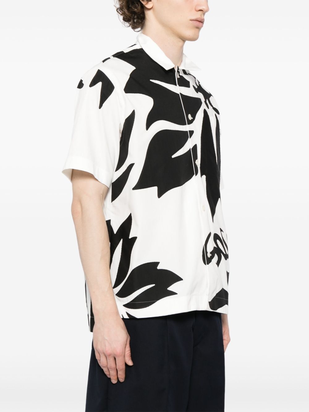 floral-print shirt - 3