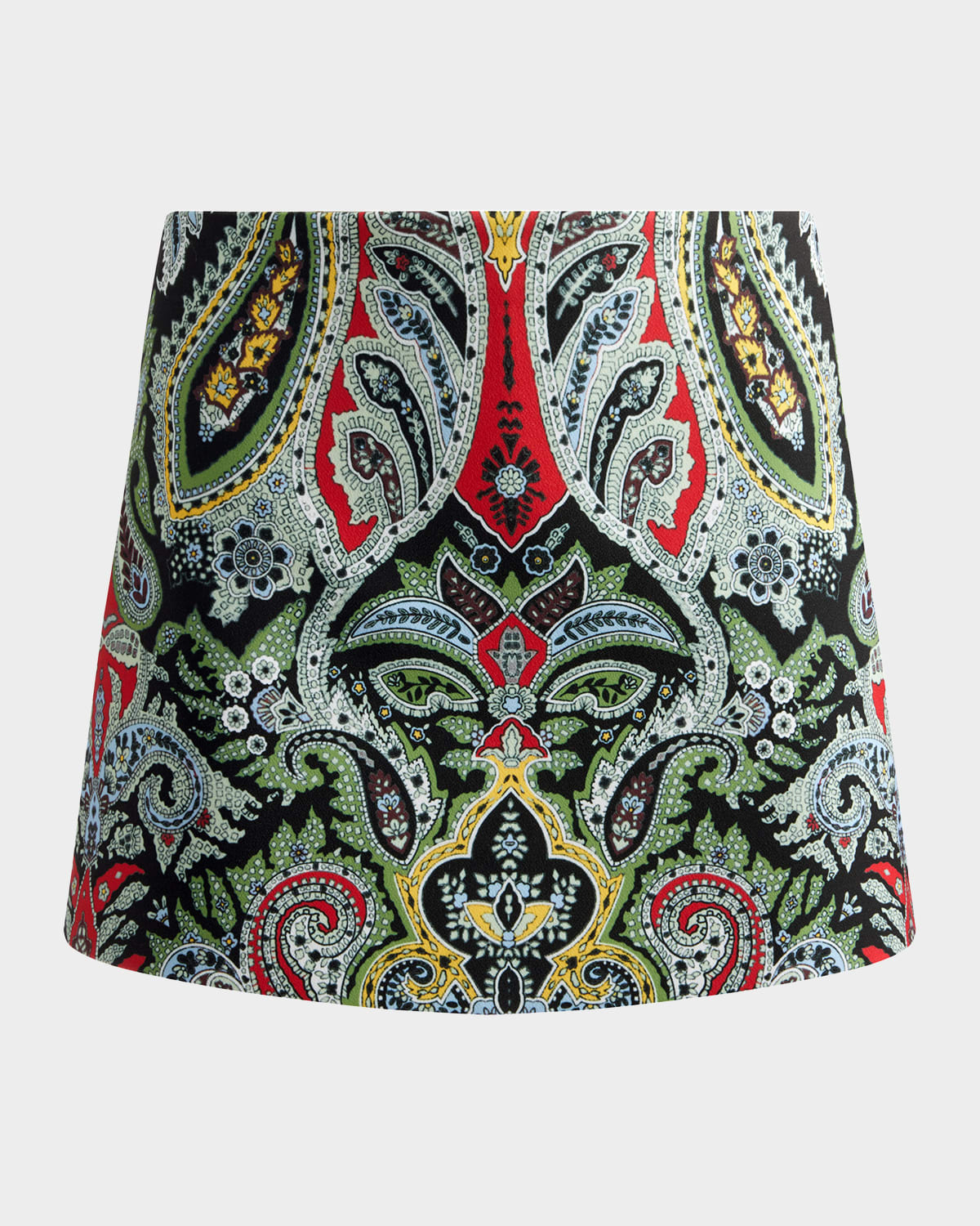 Mace Paisley High-Rise Mini Skort - 1