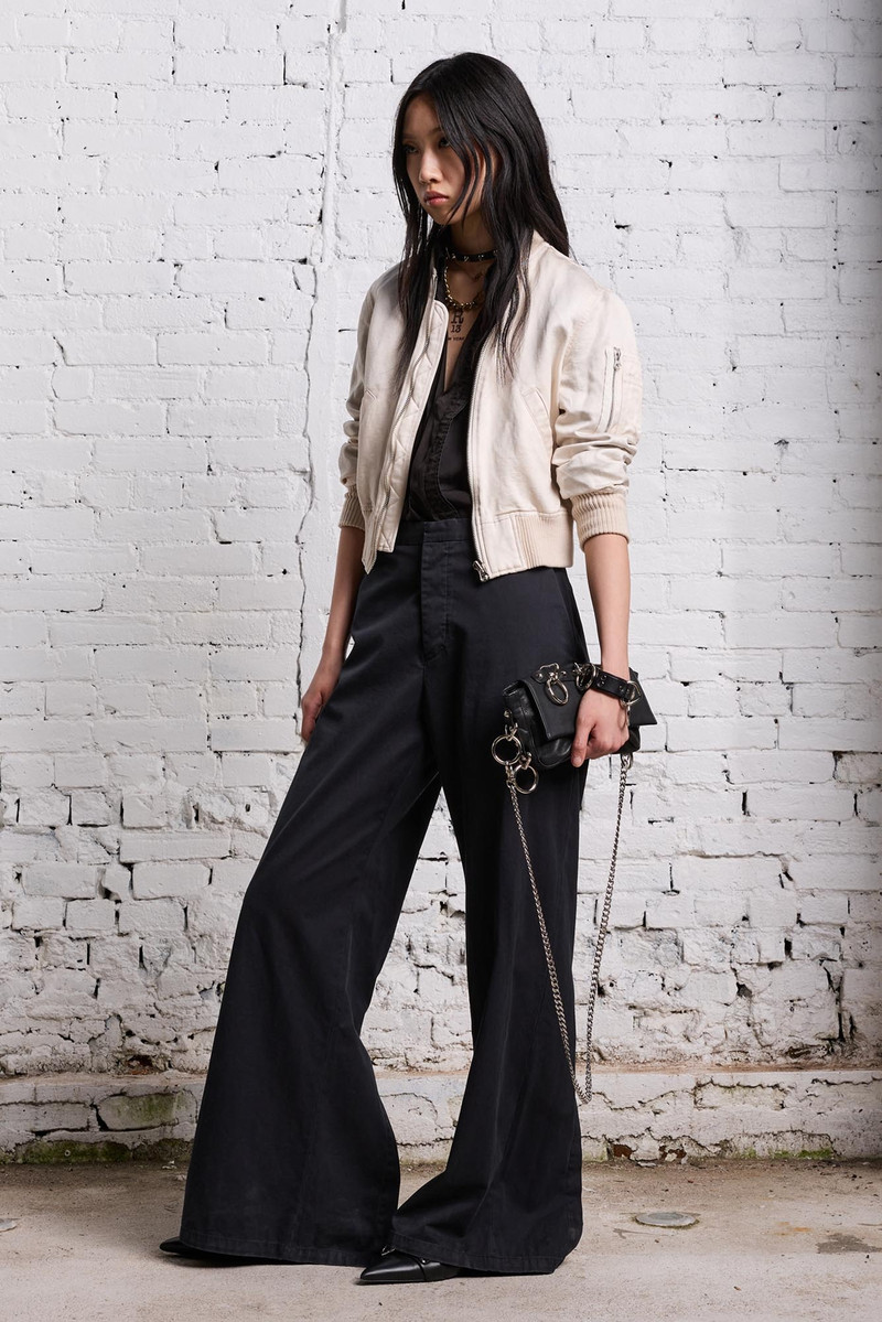 R13 SHRUNKEN FLIGHT BOMBER - OYSTER outlook