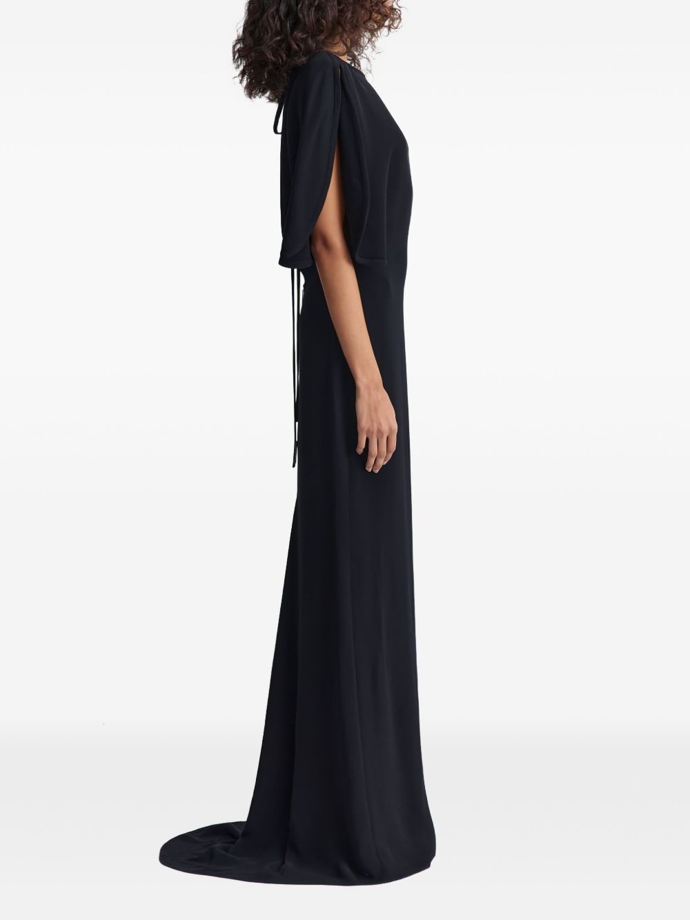 Dona cape-sleeve maxi dress - 3