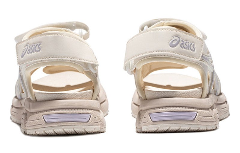 Asics ASICS Kahana Sd Outdoor Sports Unisex Beige Purple Sandals 'Cream Graypurple' 1203A130-102 outlook