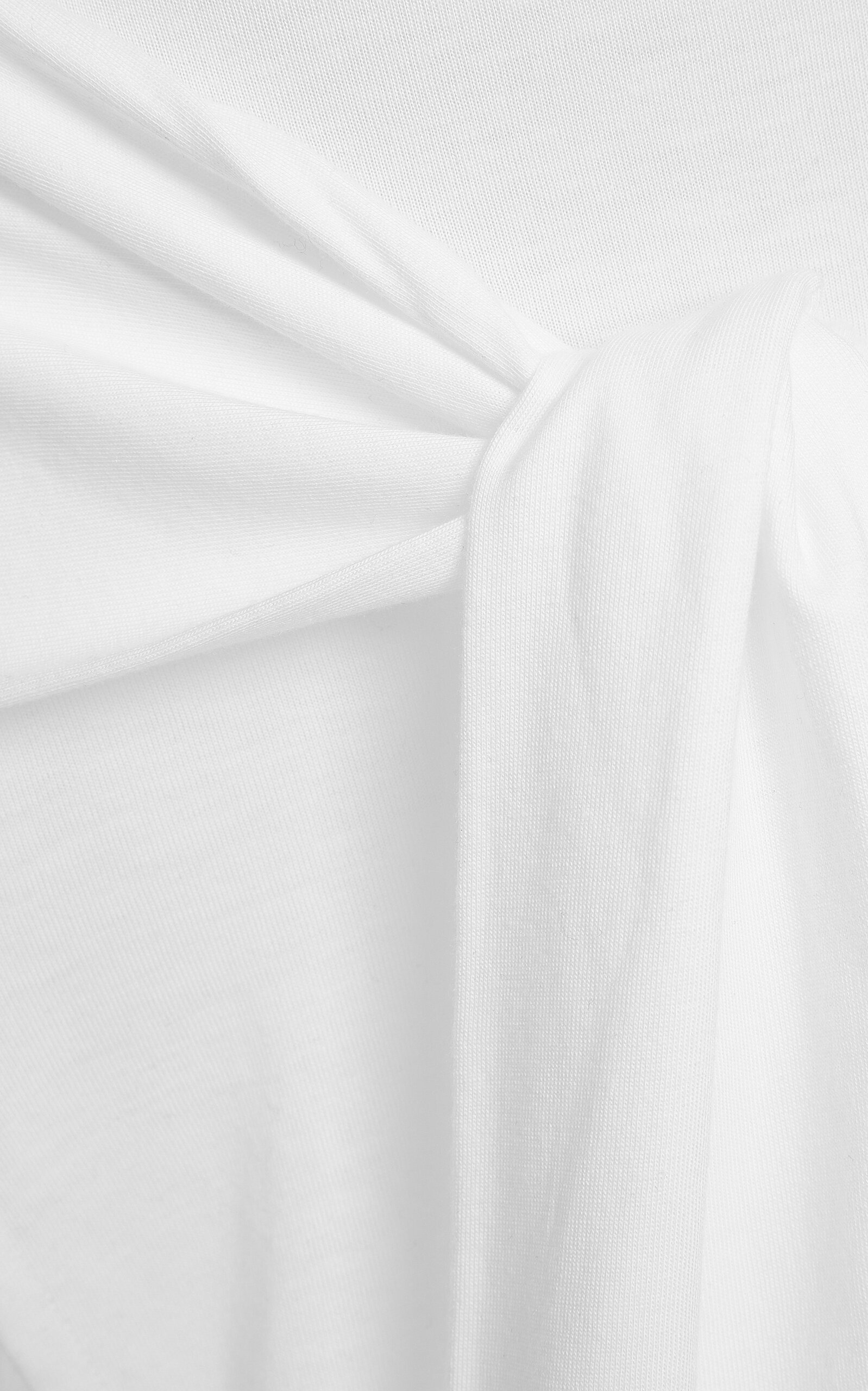 Knotted Jersey Dress white - 5