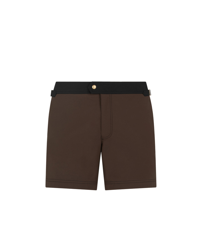 CONTRAST NYLON SWIM SHORT 1