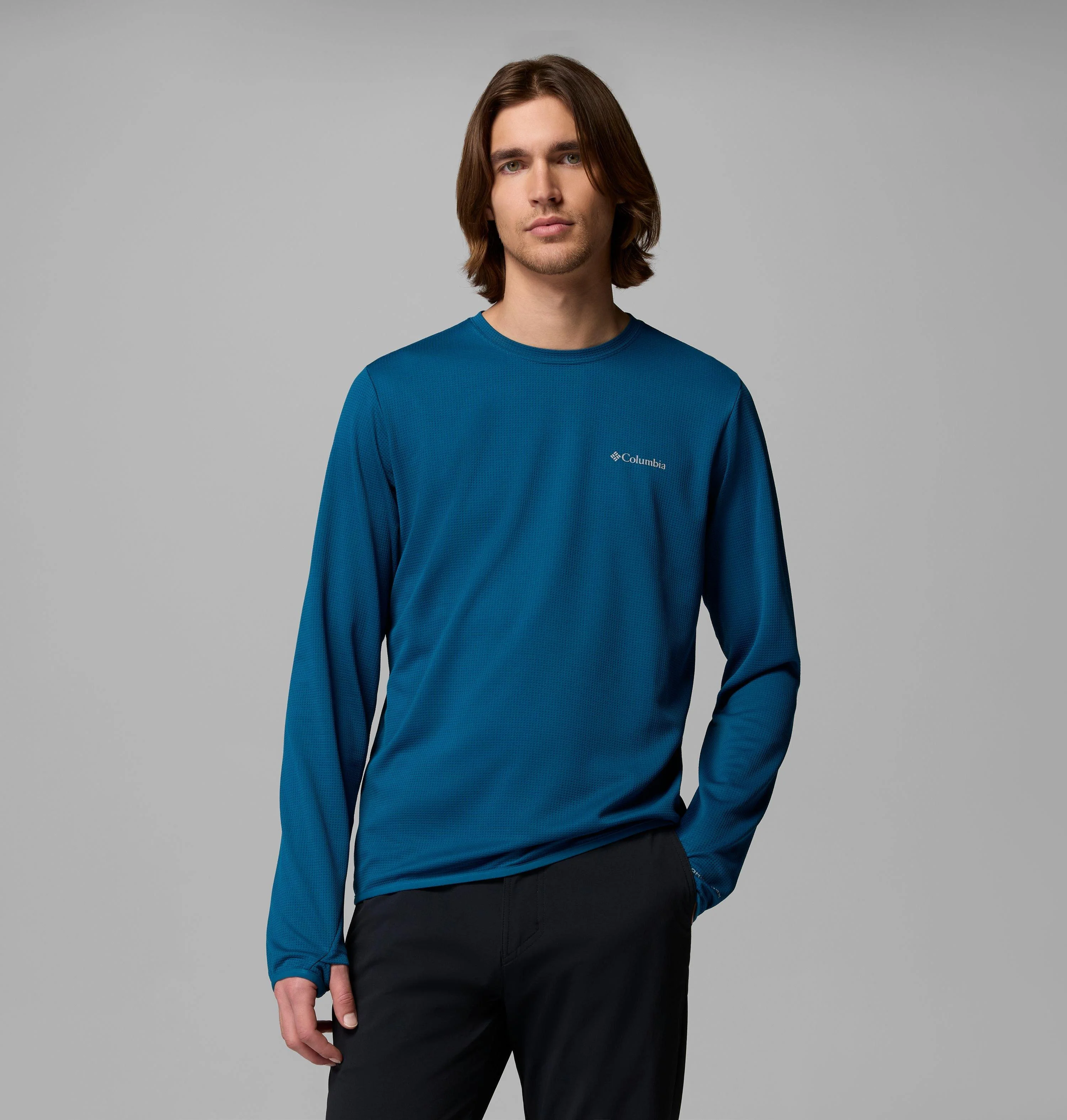 Men's Tech Trail Utility Warm Long Sleeve Crew Shirt - 1