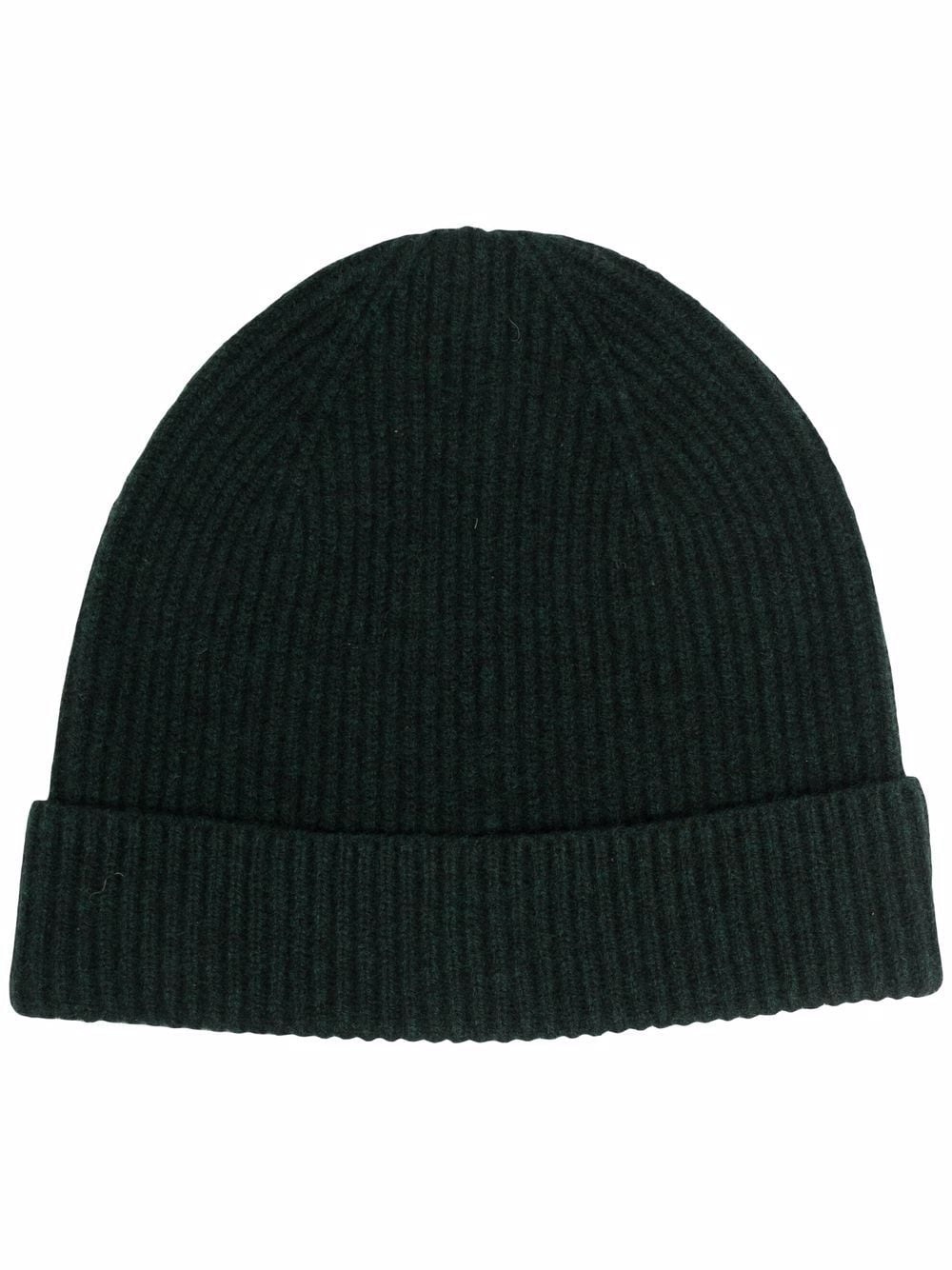 ribbed wool beanie - 1