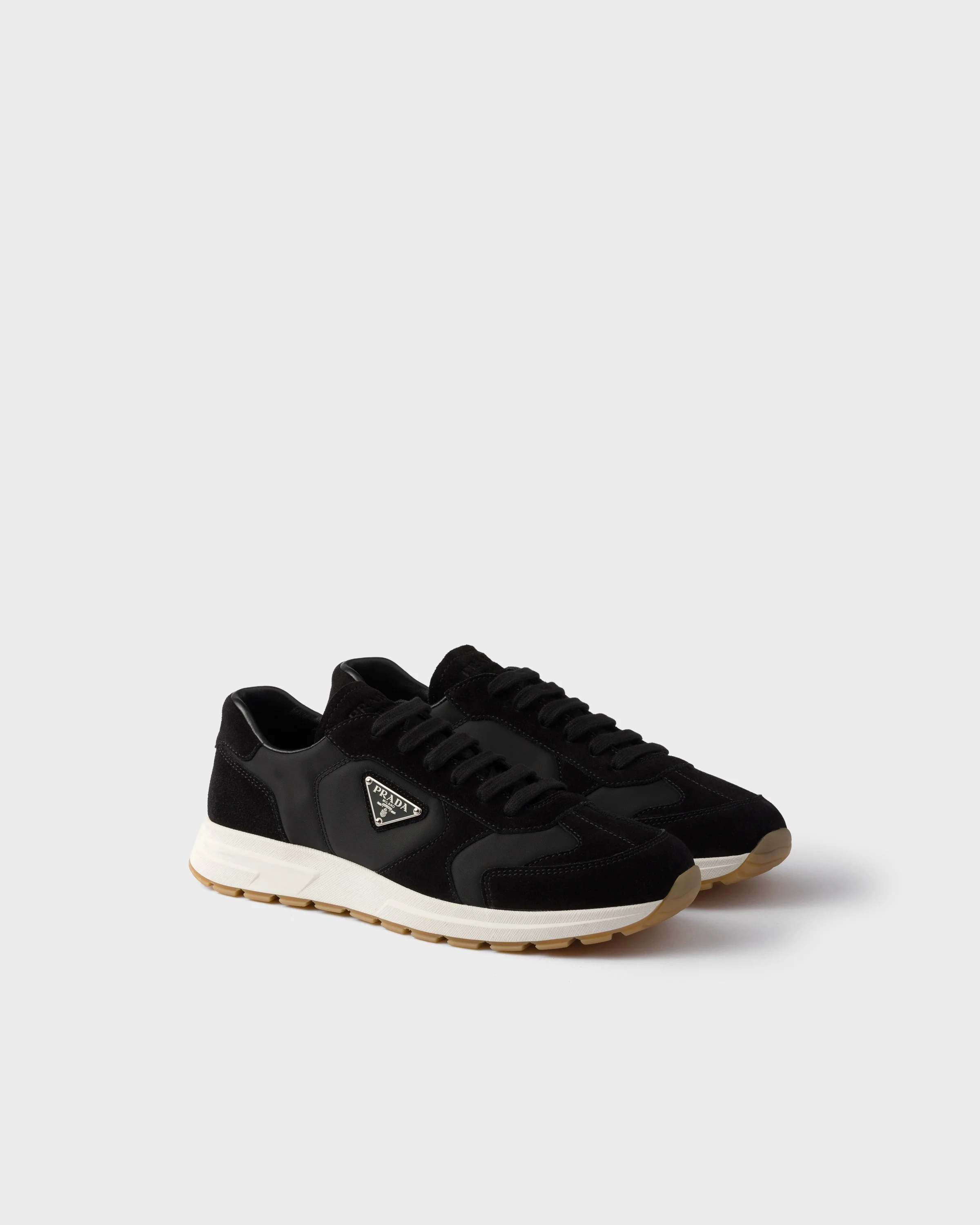 Prax suede and Re-Nylon sneakers - 1
