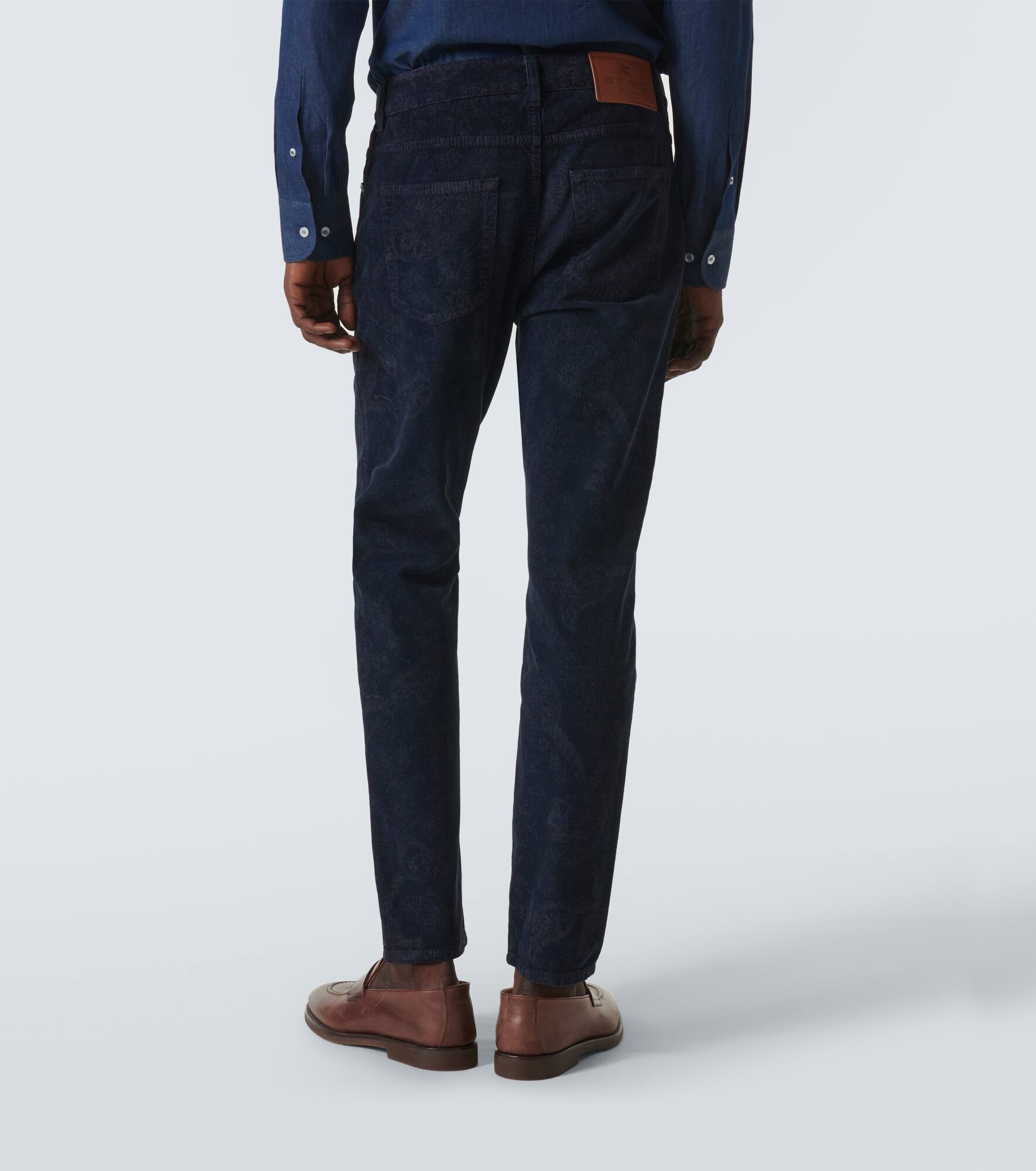 Printed straight jeans - 4