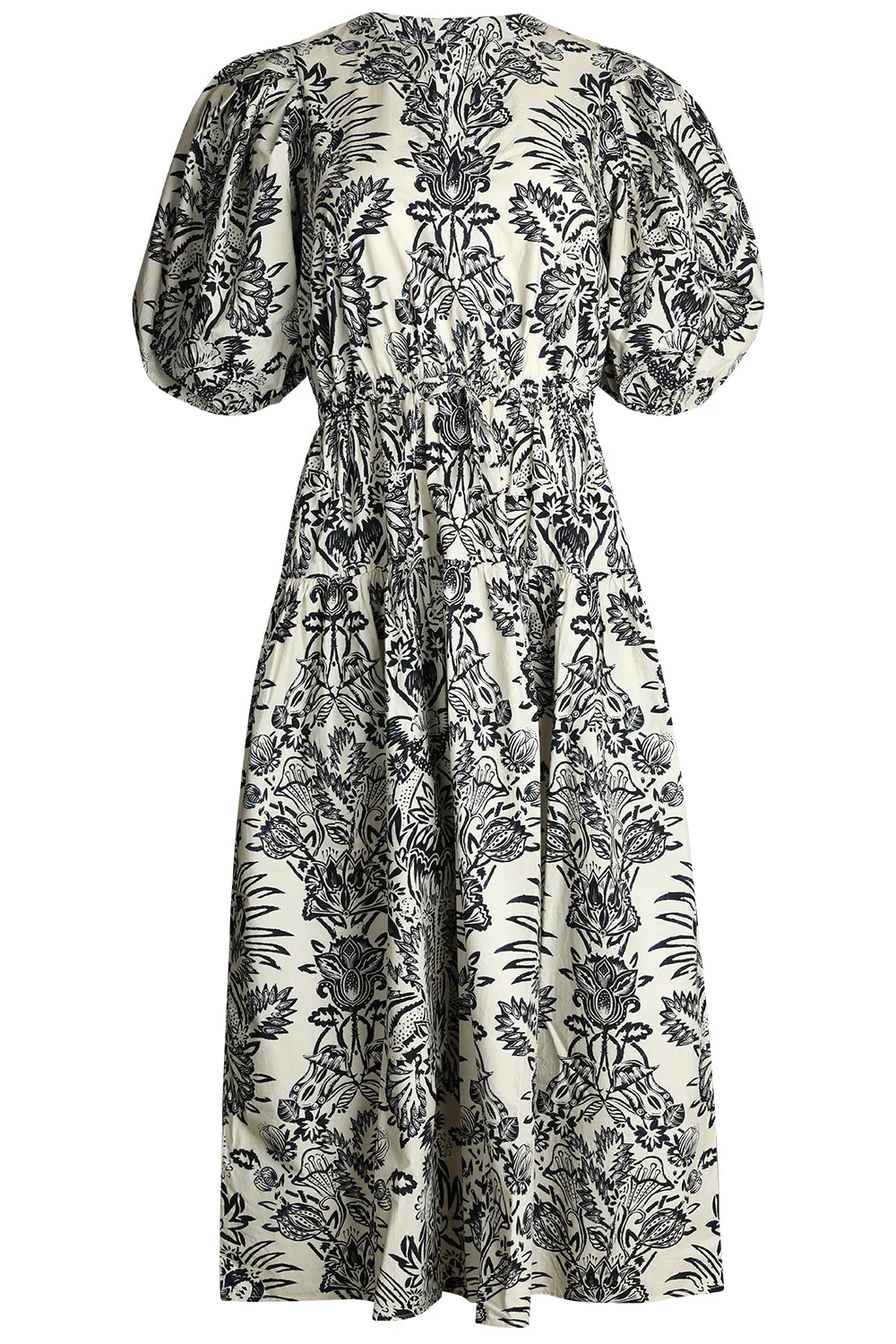 Harriet Puff Sleeve Midi Dress - 1