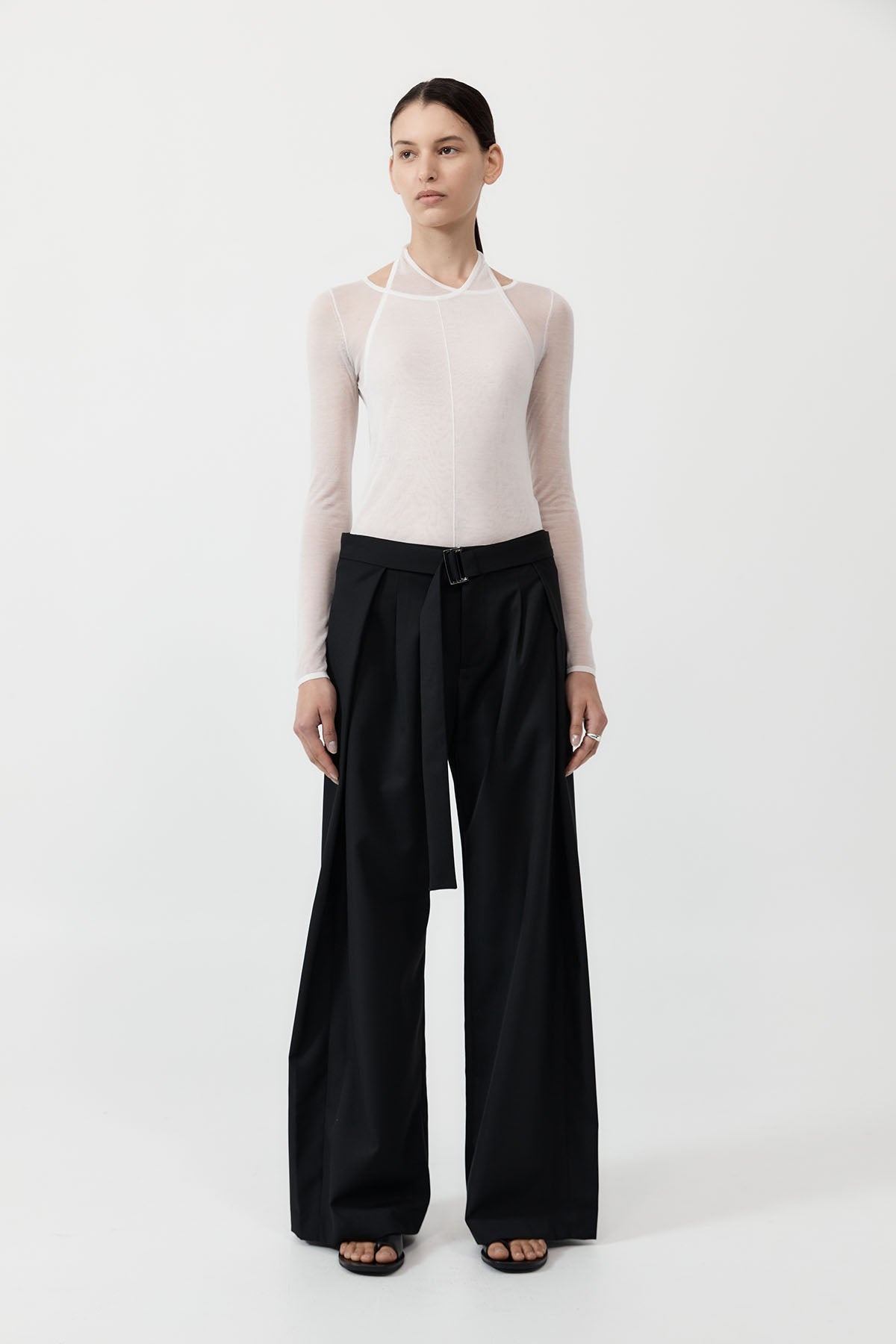 Fold Trousers - Black - 6
