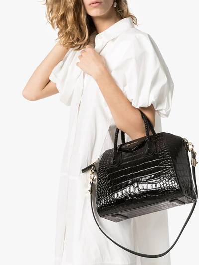 Givenchy small croc-effect leather tote bag outlook