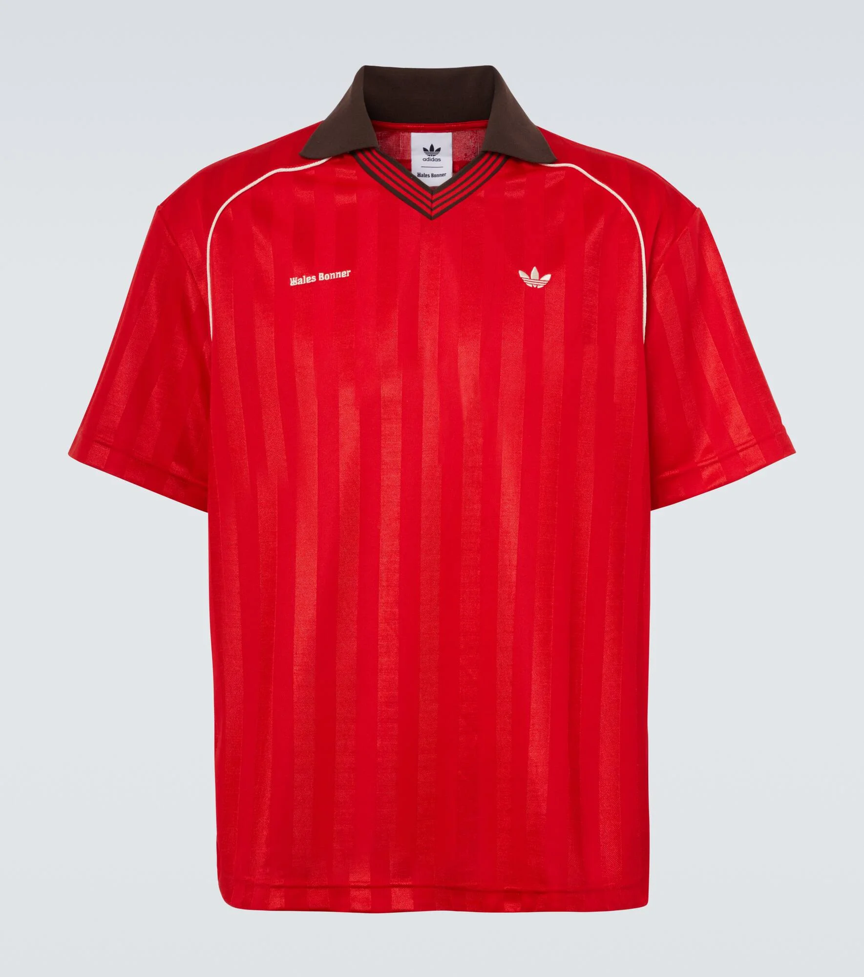 x Wales Bonner striped polo shirt - 1