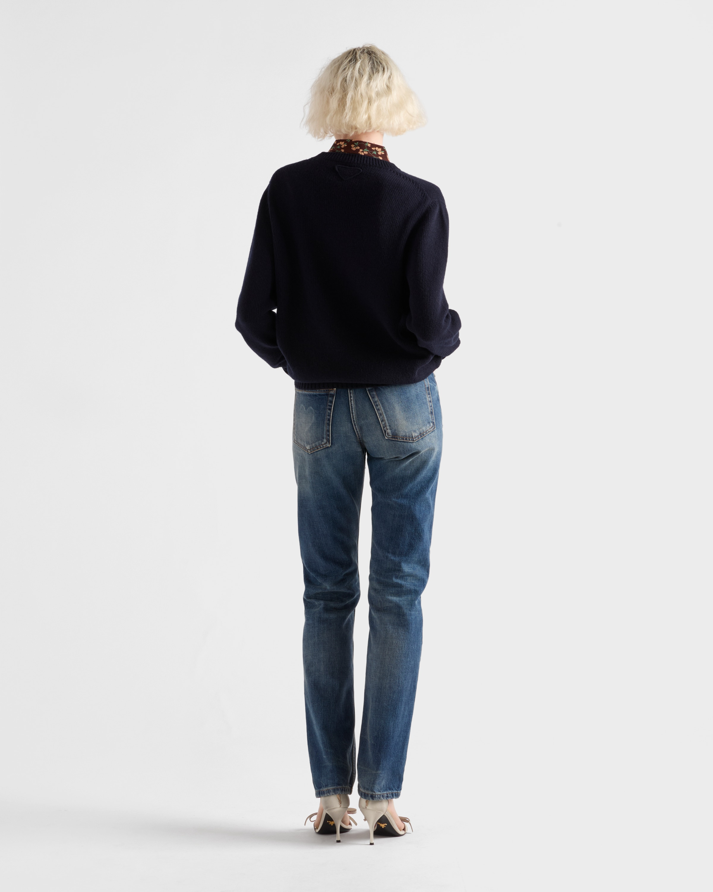Wool and cashmere crew-neck sweater - 5