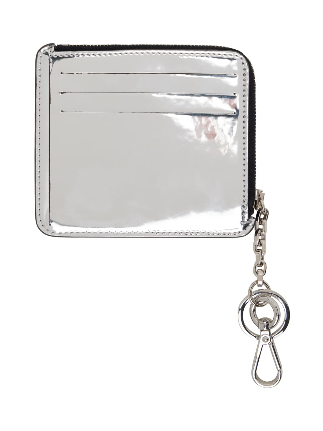 Silver Faux-Leather Wallet - 2