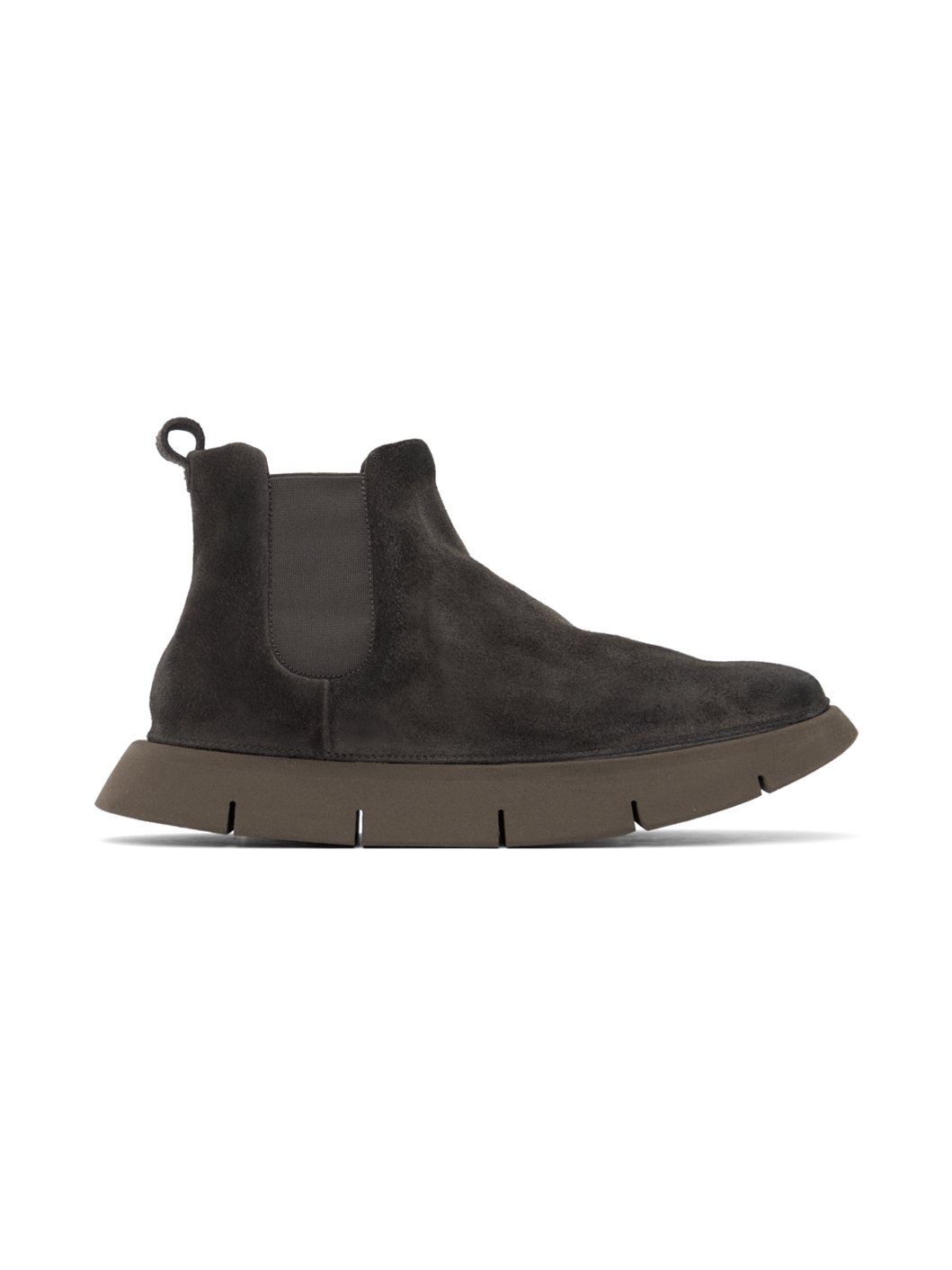 Gray Intagliata Beatle Chelsea Boots - 1