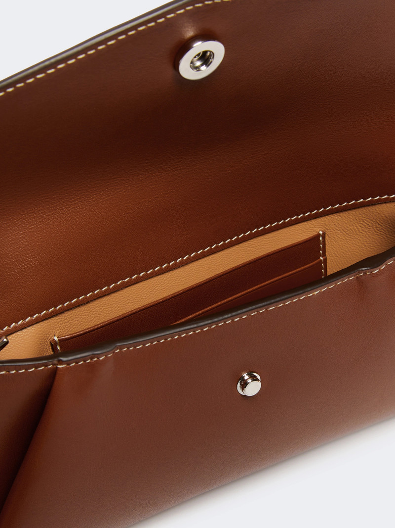 Max Mara Leather envelope wallet - AMBER BROWN outlook