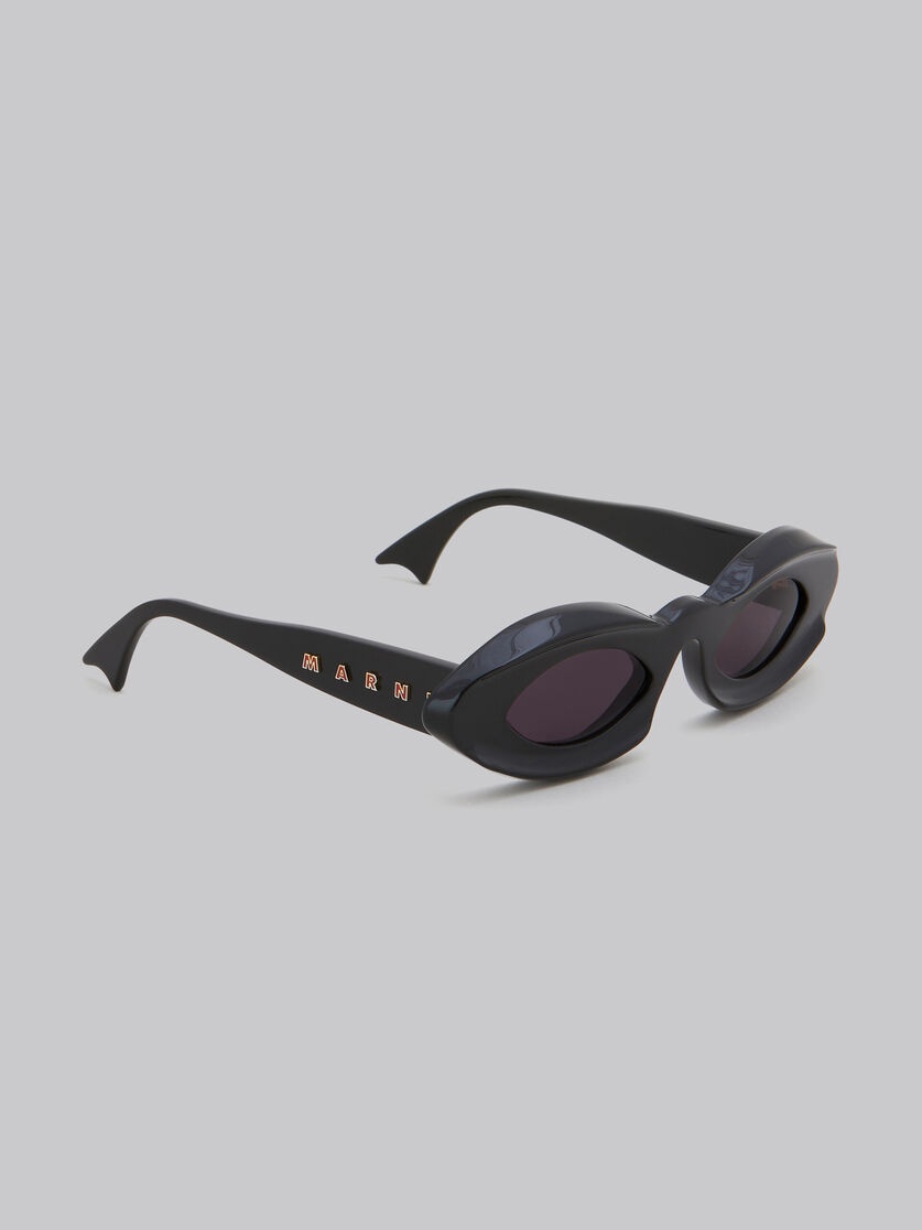 BLACK DARK DOODAD SUNGLASSES - 3