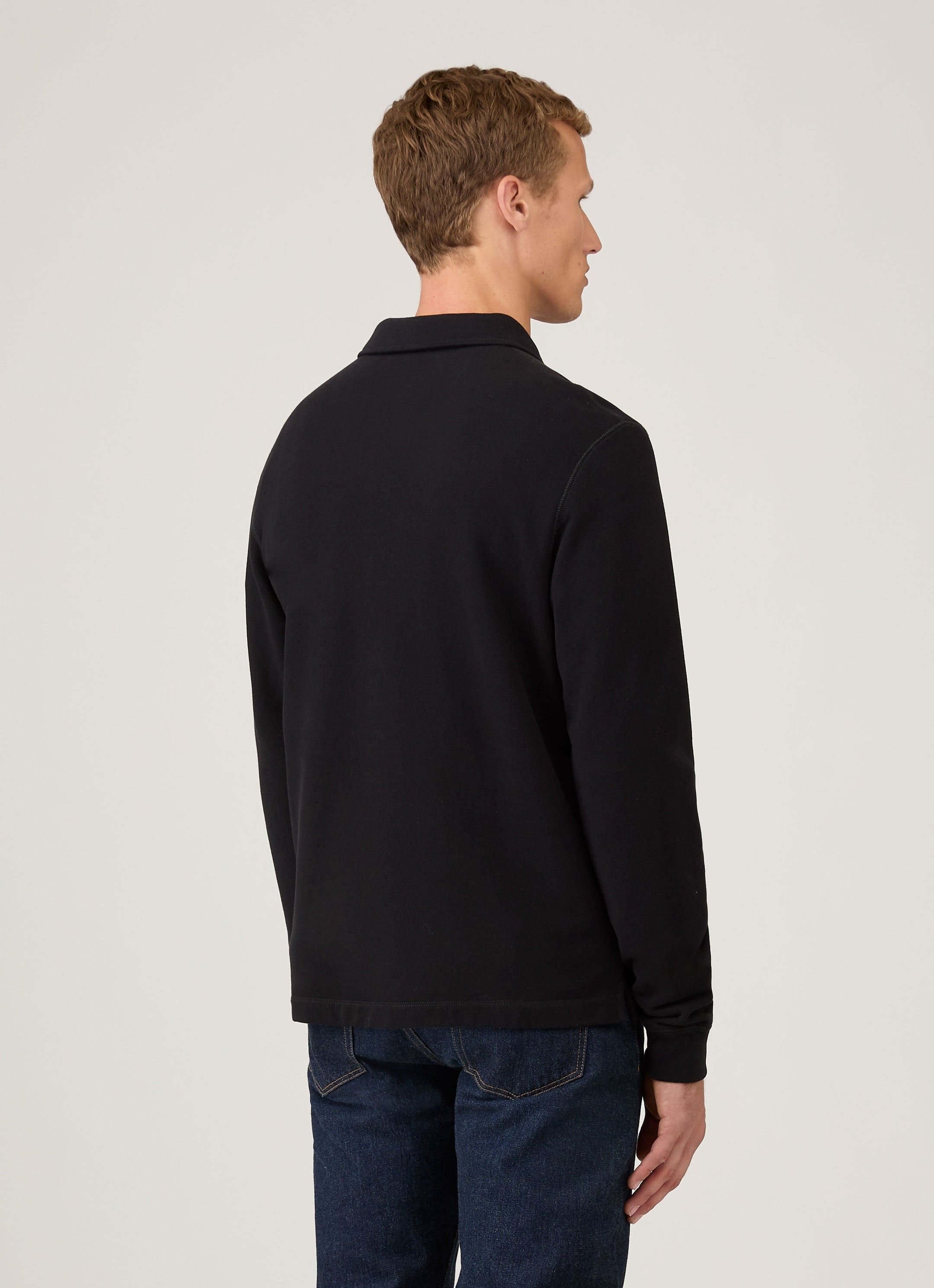 Loopback Polo Sweatshirt - 5