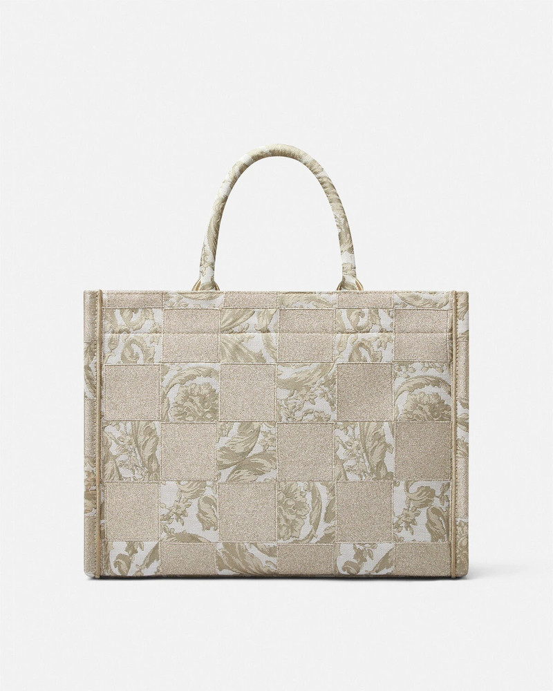 VERSACE Contrasto Athena Medium Tote Bag outlook