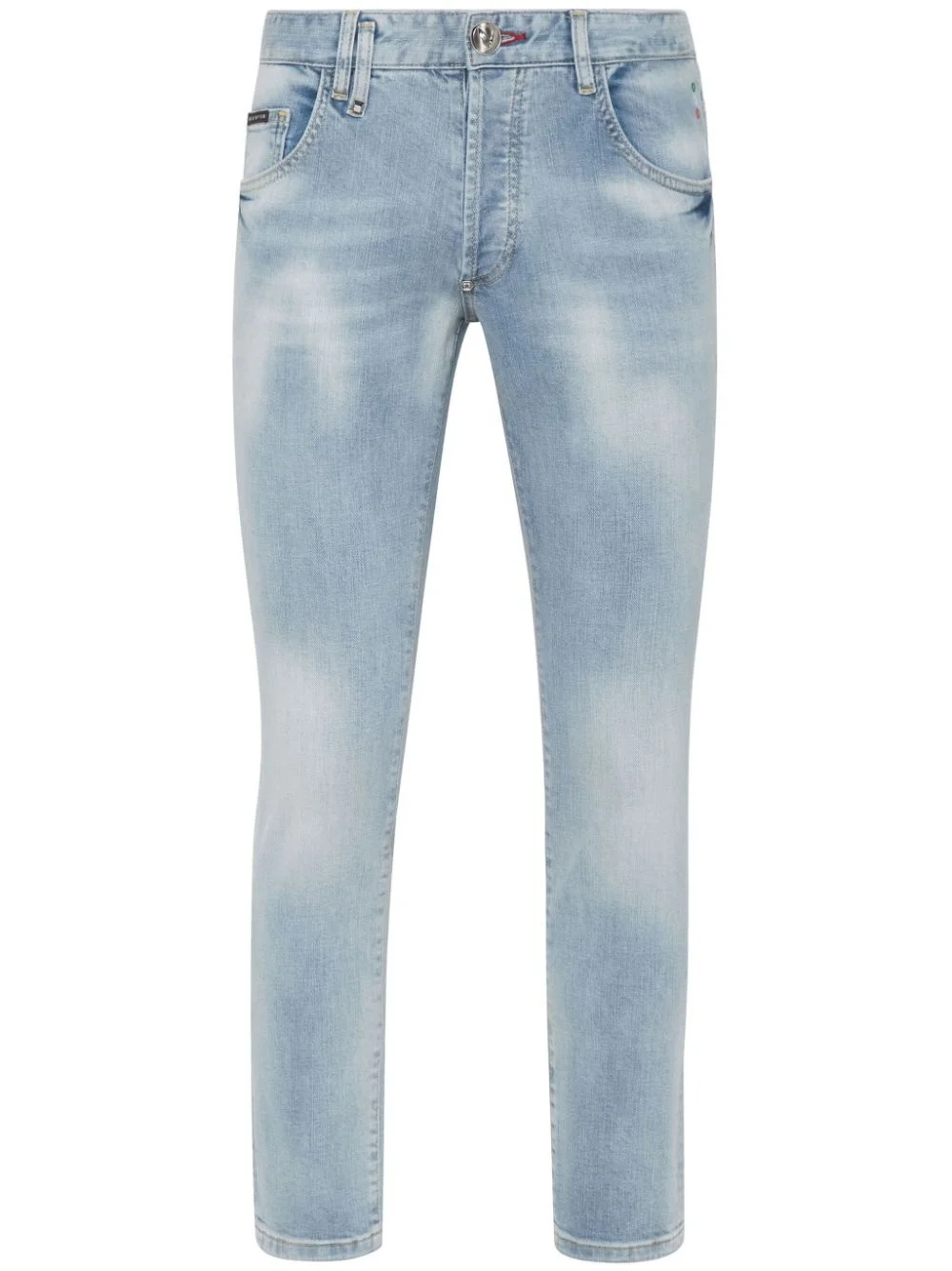 mid-rise skinny jeans - 1