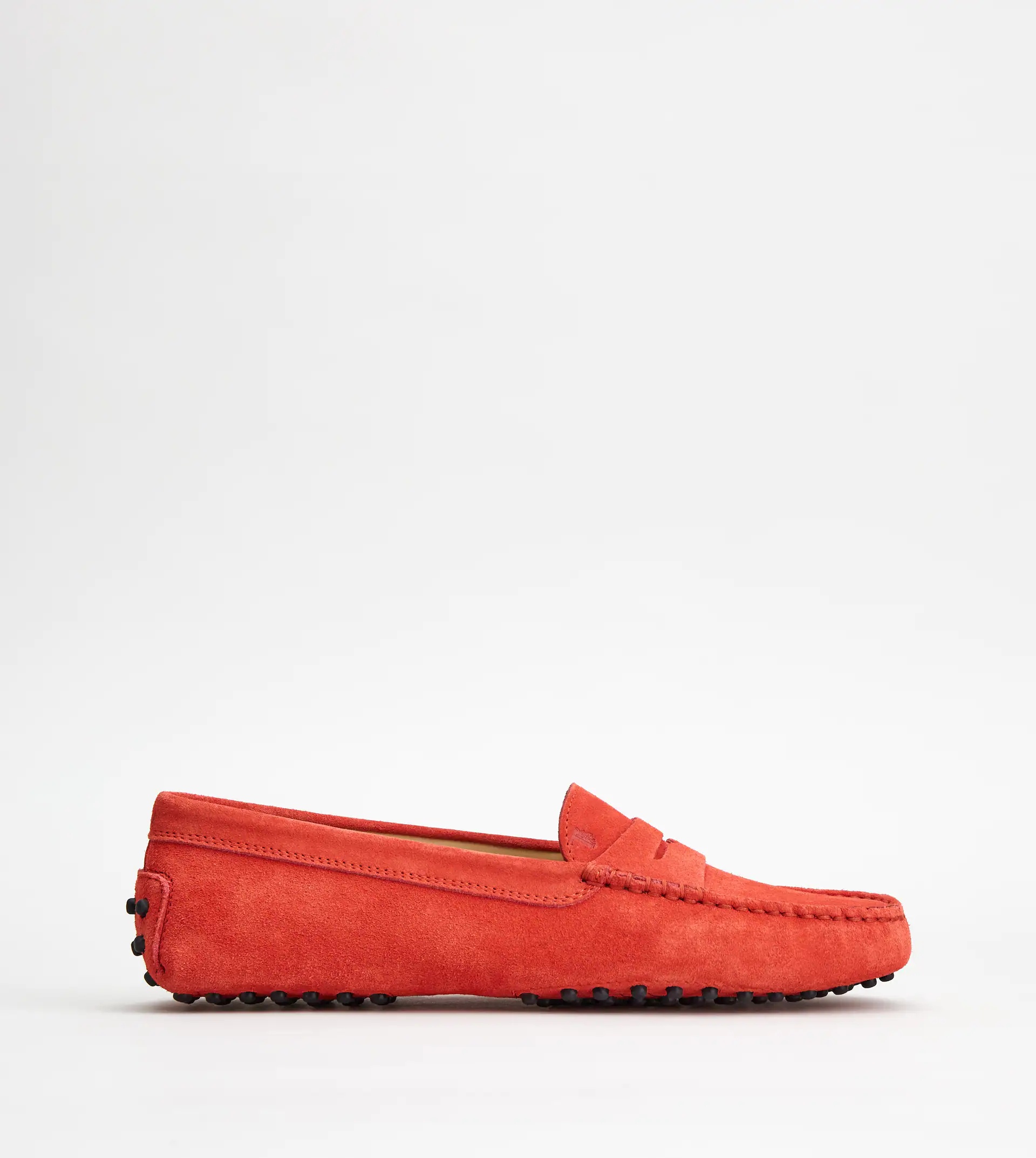 GOMMINO DRIVING SHOES IN SUEDE - RED - 2