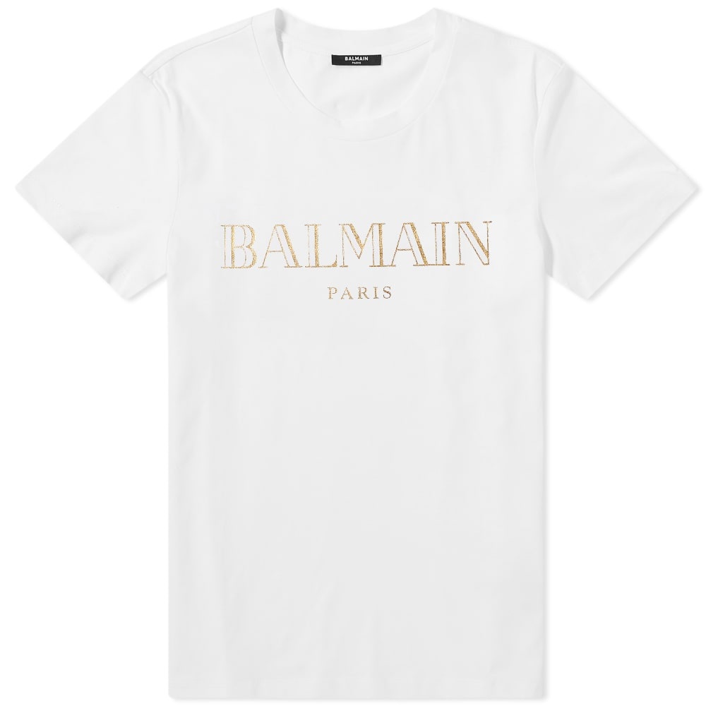 Balmain Vintage Paris Logo Tee - 1