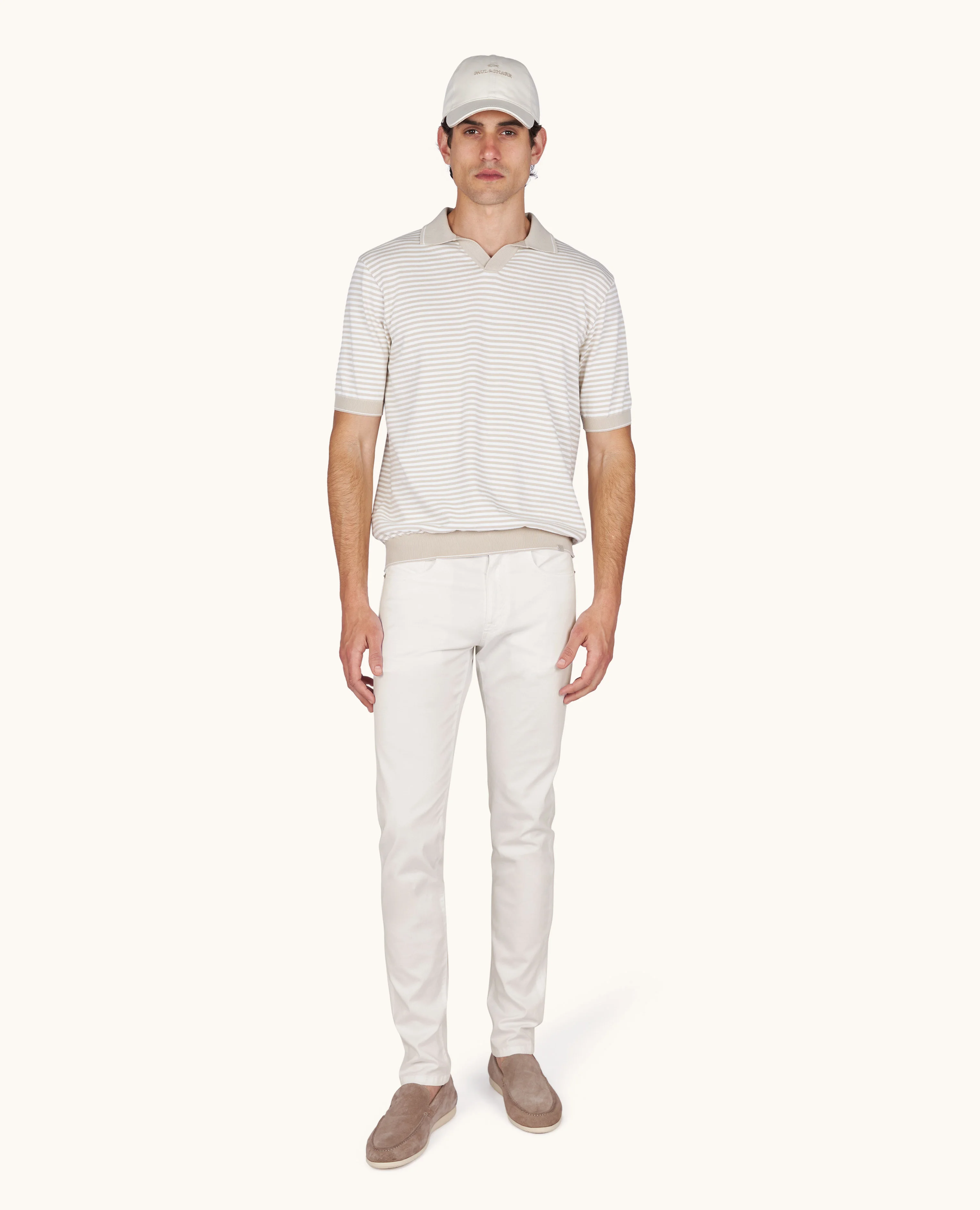 VARESE STRETCH COTTON TROUSERS - 1