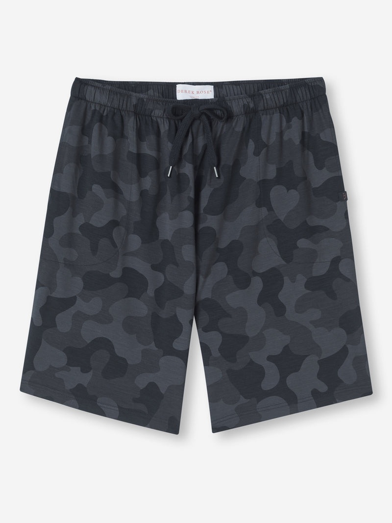 Men's Lounge Shorts London 11 Micro Modal Black - 1
