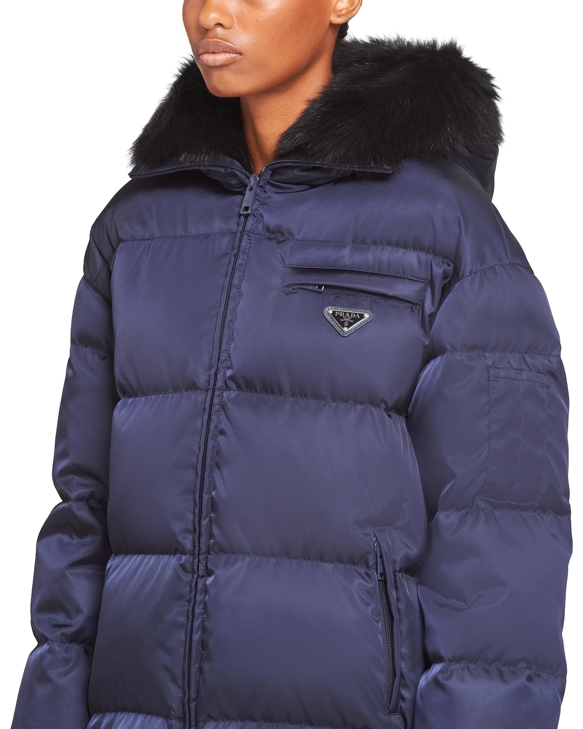 Re-Nylon gabardine puffer jacket - 5