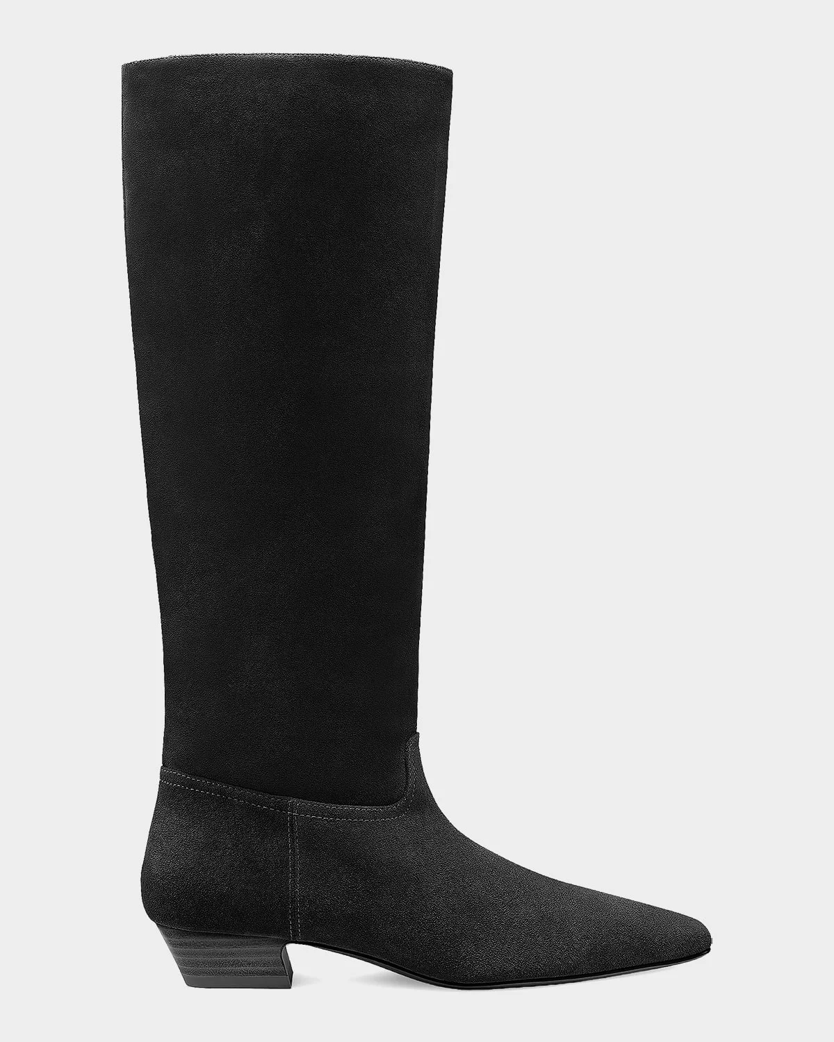 Stassi Suede Knee-High Boots - 1
