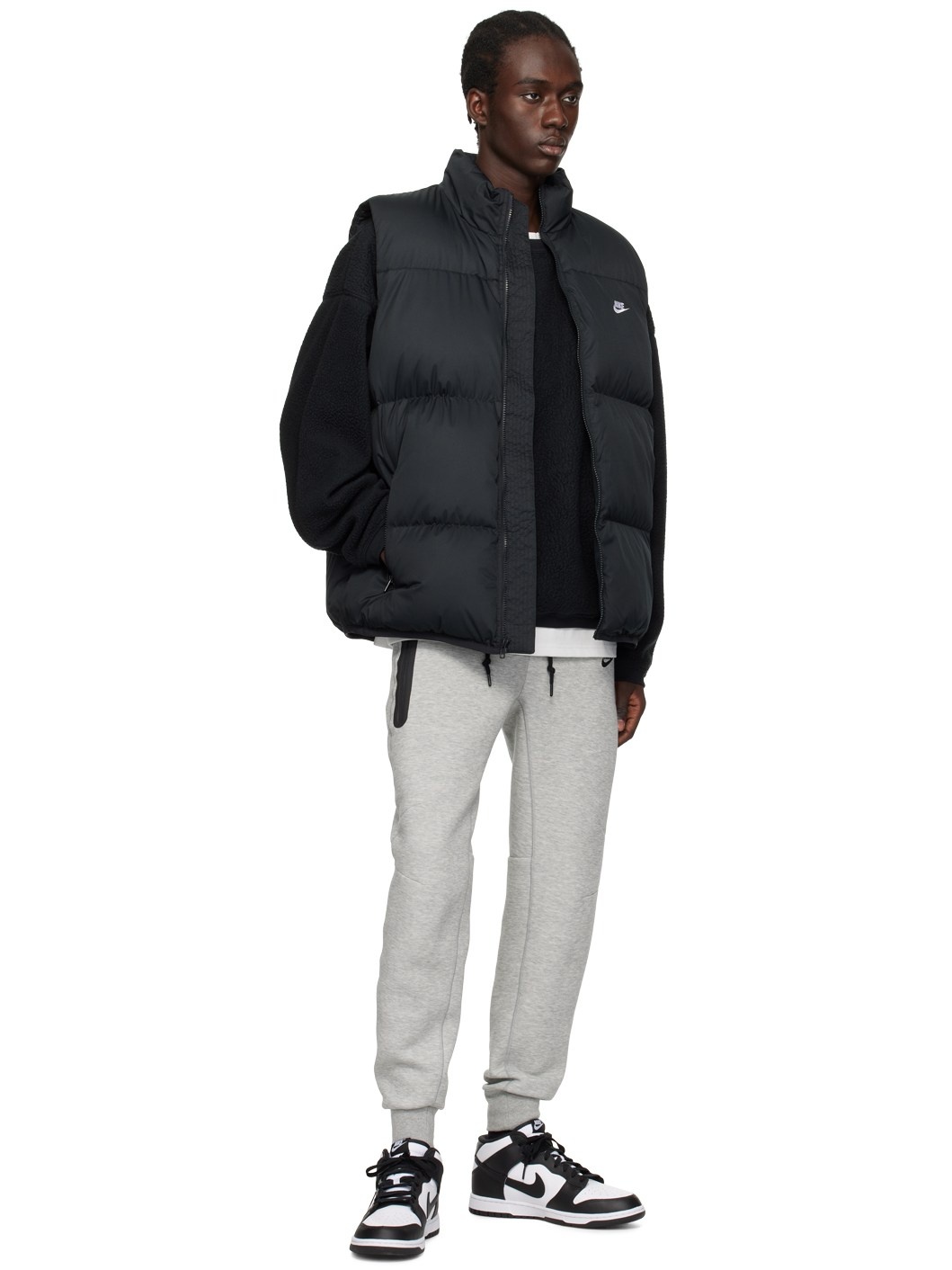 Nike Black Sportswear Club Puffer Vest